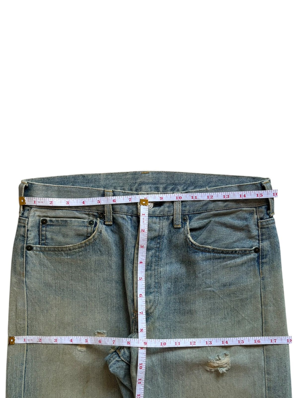 Japanese Brand × Takeo Kikuchi Vintage Japanese Takeo Kikuchi Mud Wash Distress Loose Jeans Size US 32 / EU 48 - 11 Thumbnail