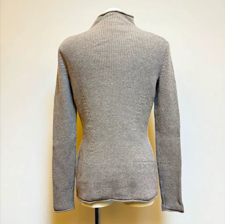Hermes Hermes Oatmeal Cashmere Long Sleeve Sweater Size XXS / US 00 / IT 34 - 2 Thumbnail