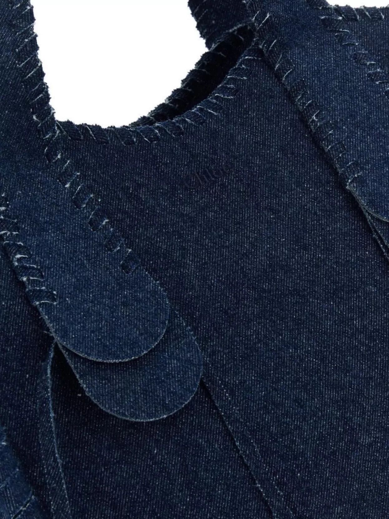 Chloe o1loc1c1024 Size: OS / Mony Medium Tote in Denim Size ONE SIZE - 5 Thumbnail