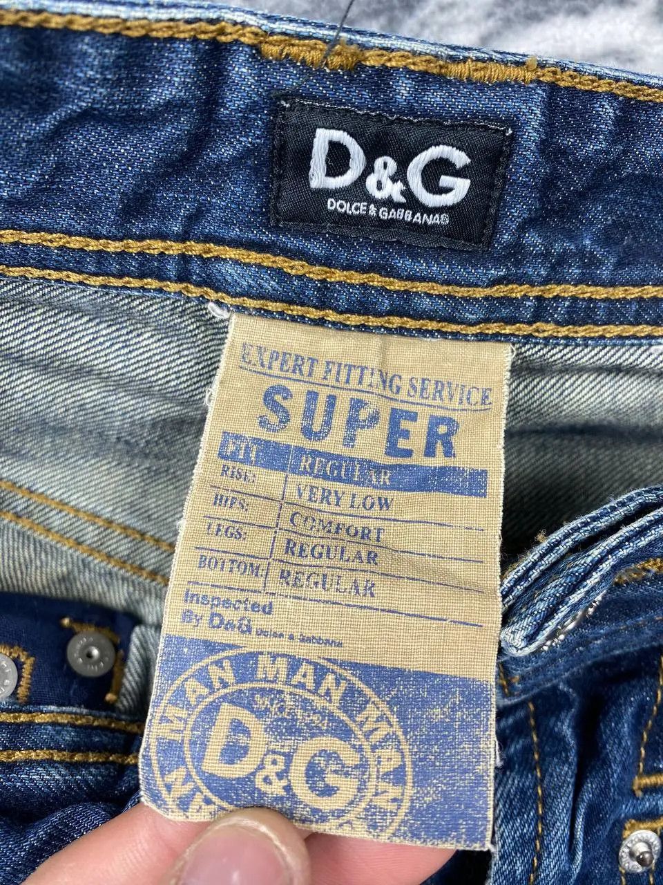 Dolce & Gabbana Vintage Dolce & Gabbana Denim Jeans Baggy Size US 31 - 14 Thumbnail