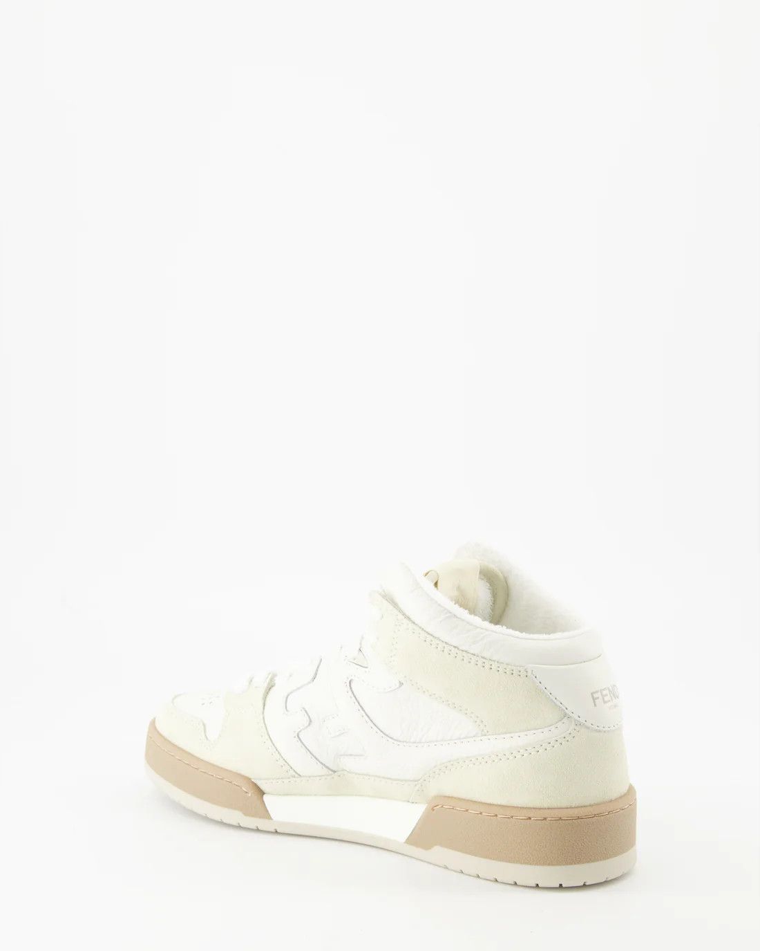 Fendi o1w1db10325 8E8358 Hi-Top Sneakers in White Size US 8 / IT 38 - 3 Thumbnail