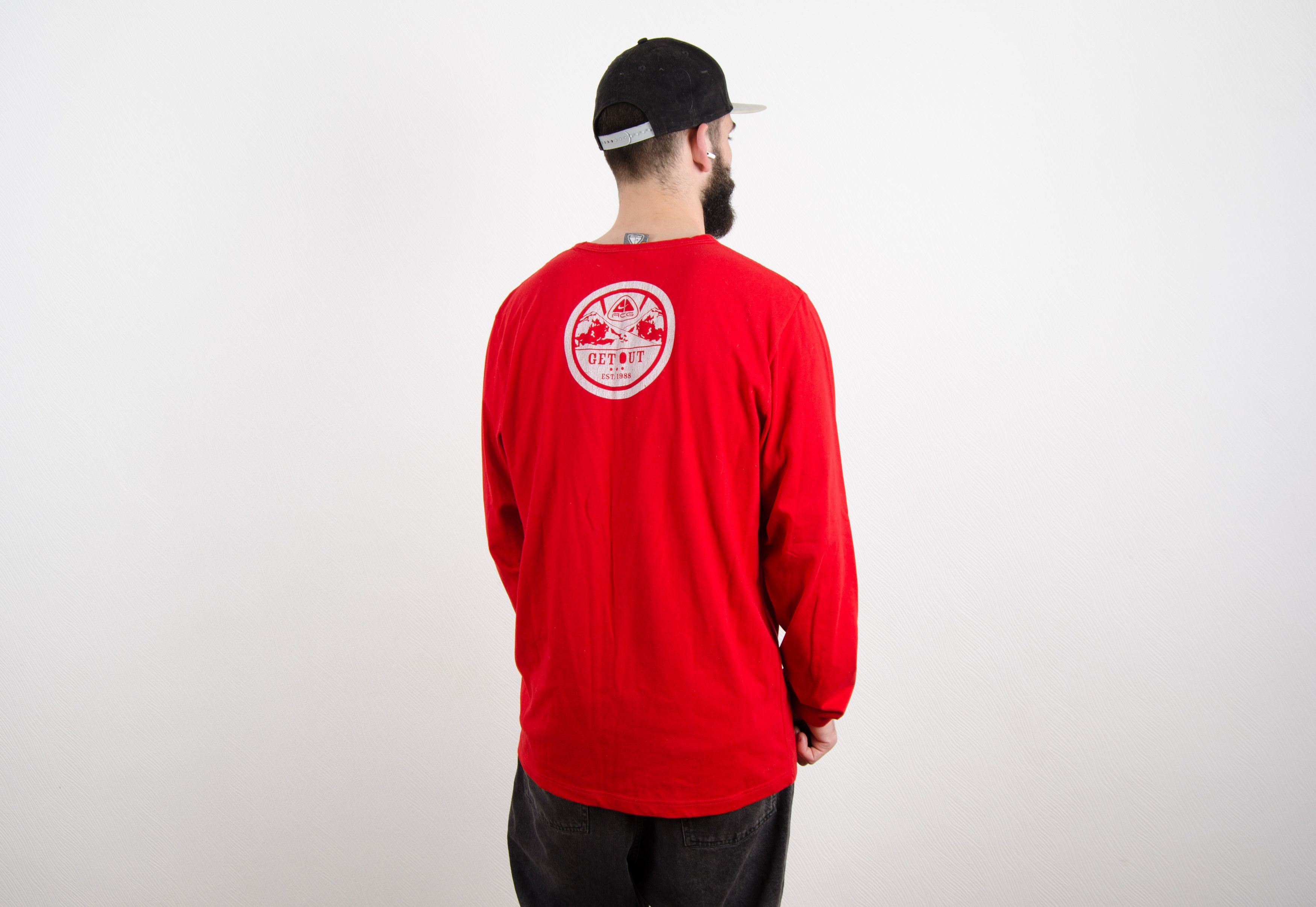 Nike ACG Vintage Nike ACG Get Out Long Sleeve T Shirt Size US L / EU 52-54 / 3 - 2 Thumbnail