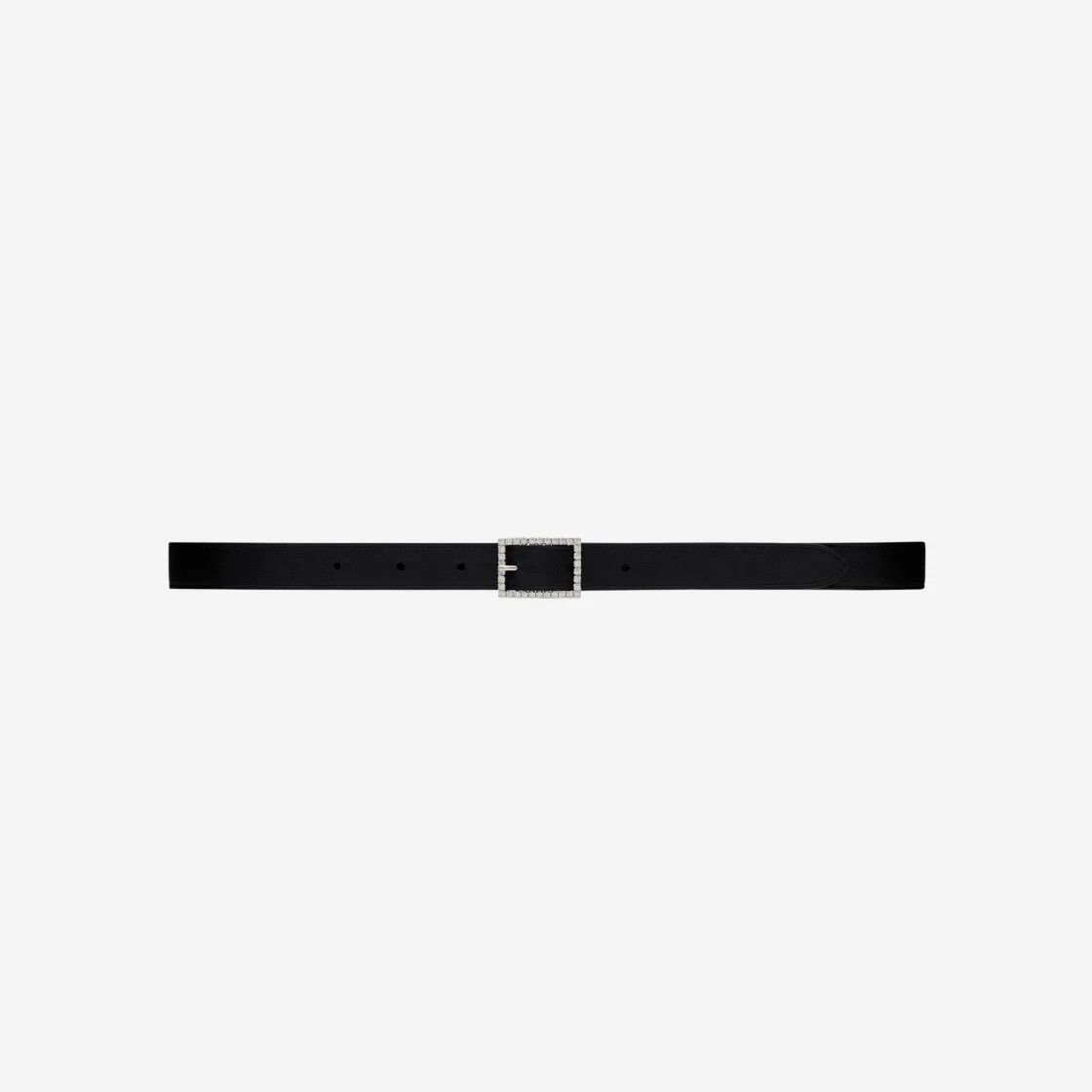Saint Laurent Paris o1s1wg111224 Size: 80 / Strass Buckle Belt Smooth Leather Size ONE SIZE - 1 Thumbnail