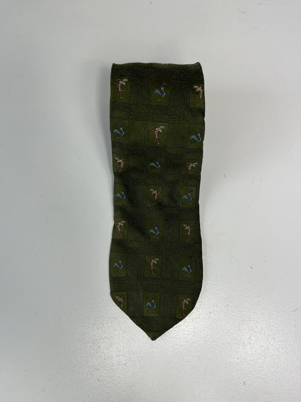 Vintage Looney Tunes Vintage Silk Tie Made in Italy Size ONE SIZE - 8 Thumbnail