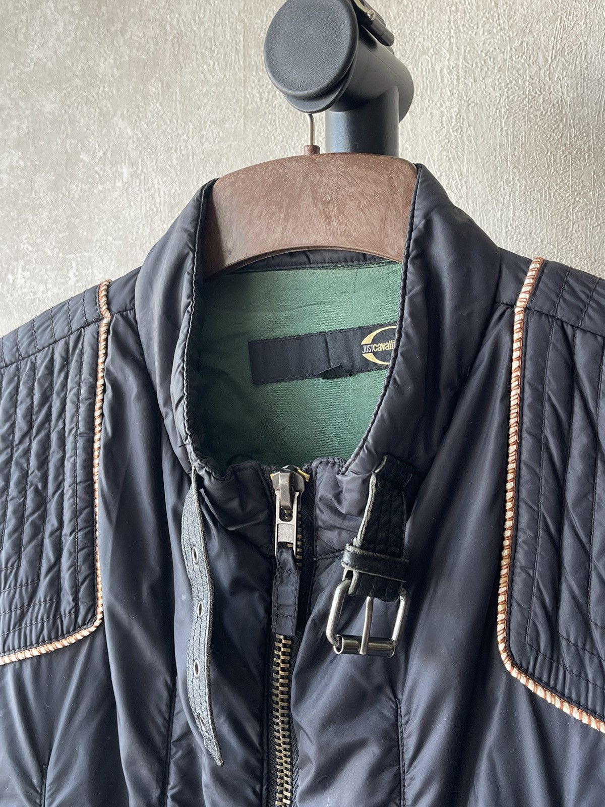 Just Cavalli Vintage Just Cavalli Archive Biker Jacket Racing Rare Size US L / EU 52-54 / 3 - 2 Thumbnail