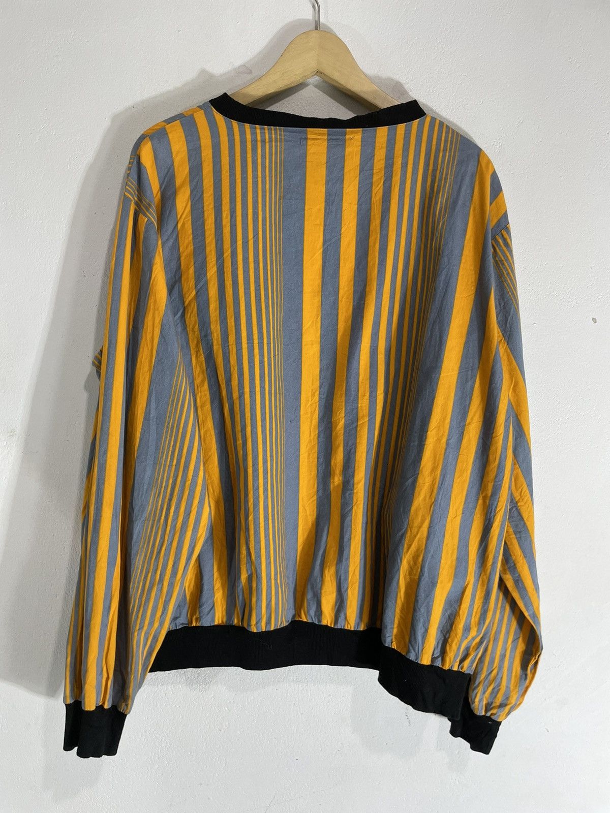 Issey Miyake Undefined Nice Design Striped Sweatshirt Size US M / EU 48-50 / 2 - 2 Thumbnail
