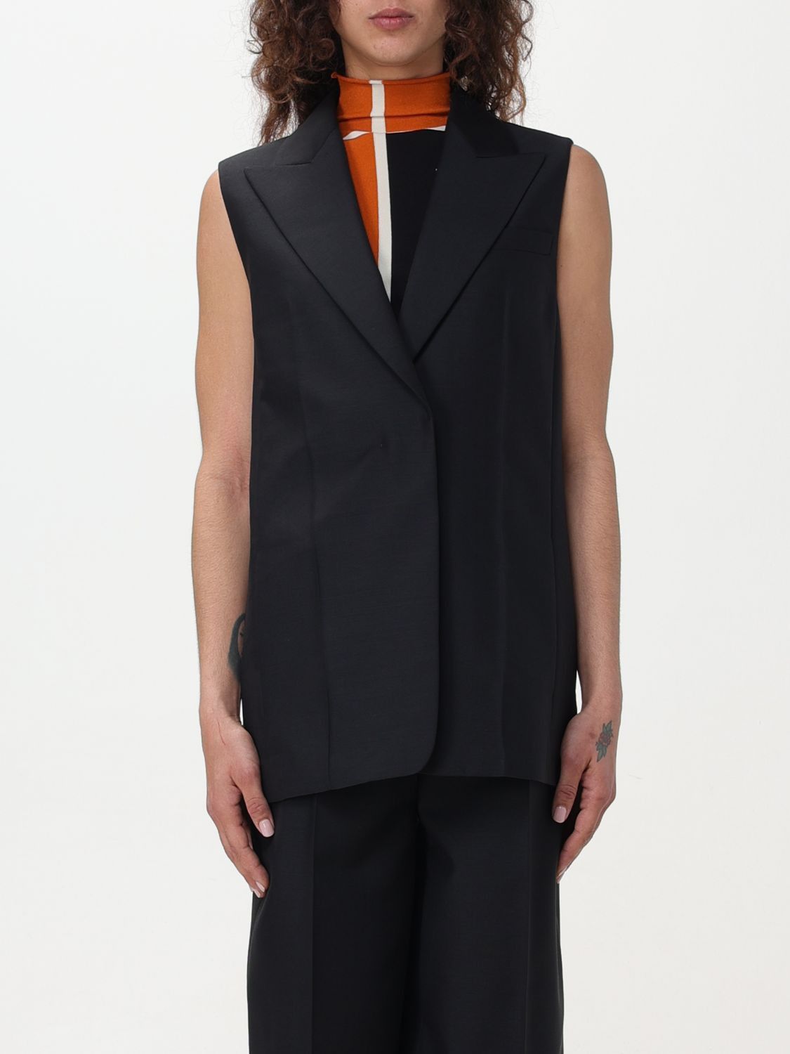 image of Fendi Waistcoat Woman Black, Women's (Size XS)