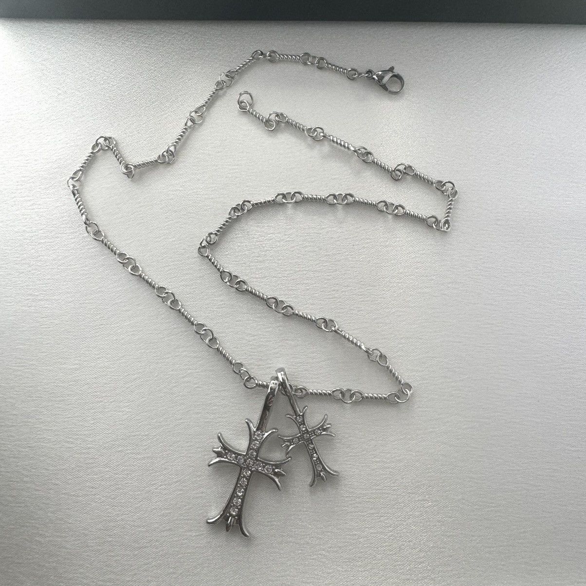 Designer CZ Cross Pendant Necklace for Men Women Hip Hop Unisex Style Size ONE SIZE - 5 Thumbnail