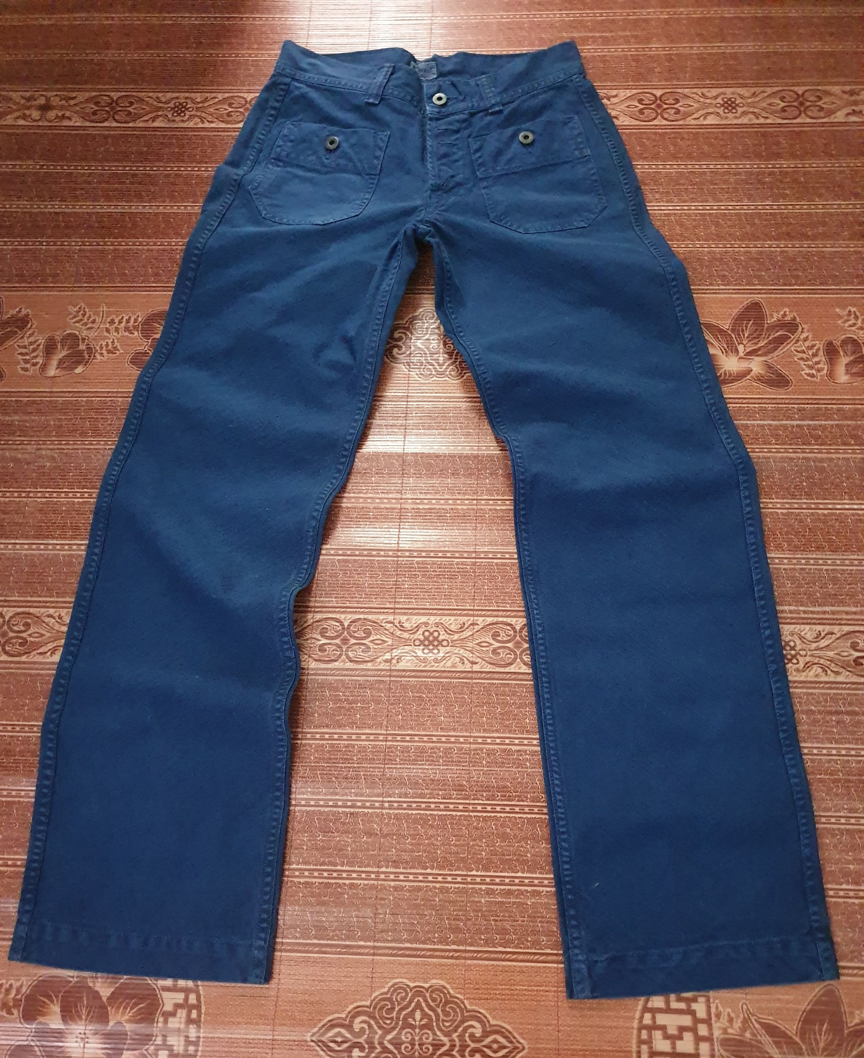 Eternal Eternal navy blue Japanese brand Bushpant Size US 29 - 2 Thumbnail