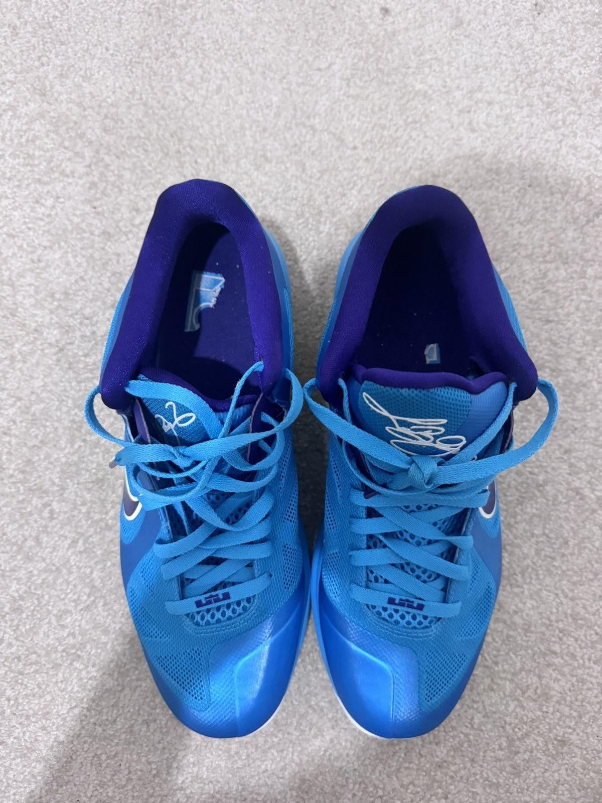 Nike Lebron 9 Low Summit Lake Hornets Size US 12 / EU 45 - 5 Thumbnail
