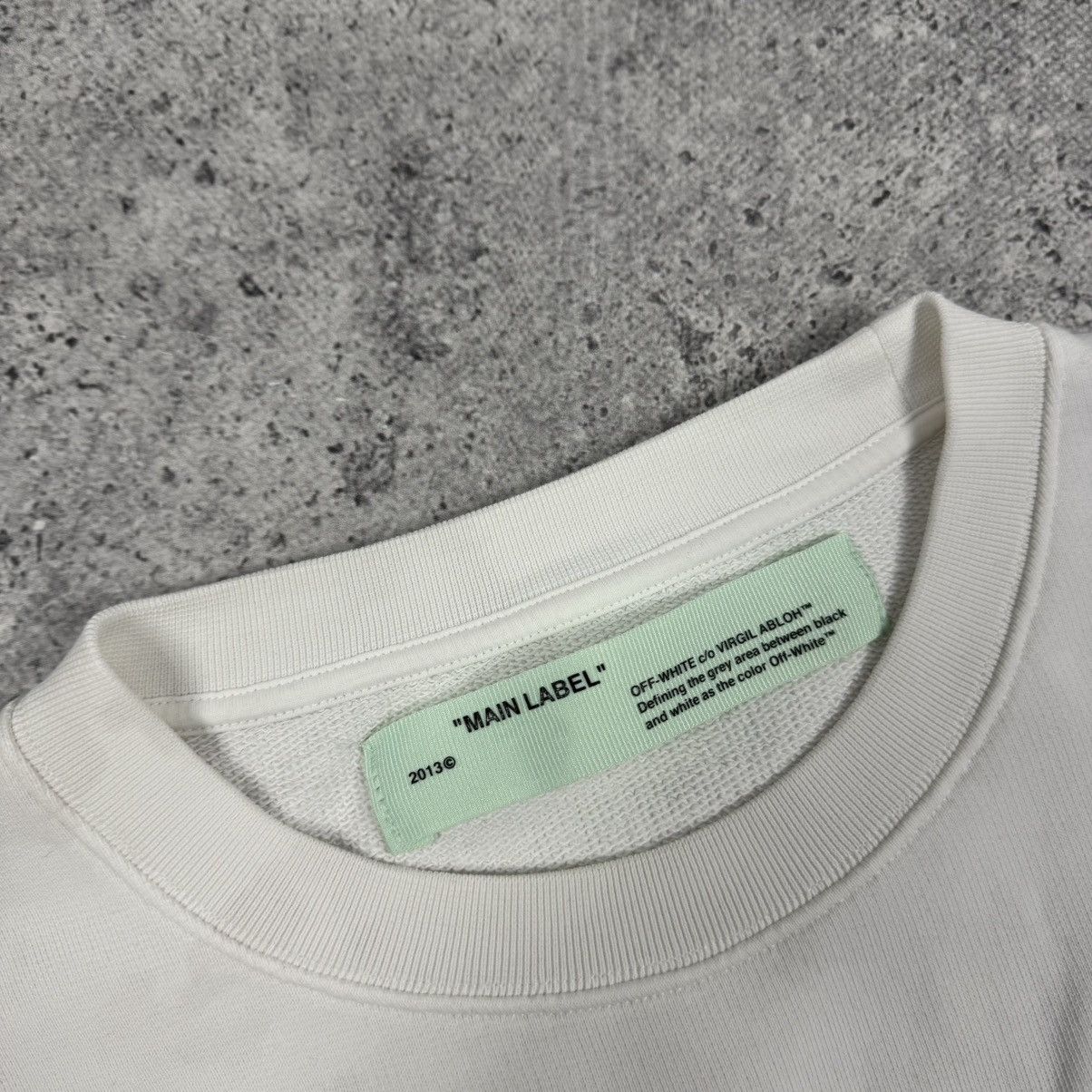 Off-White Off-White Floral Motif Crewneck Sweatshirt Size XS / US 0-2 / IT 36-38 - 10 Thumbnail