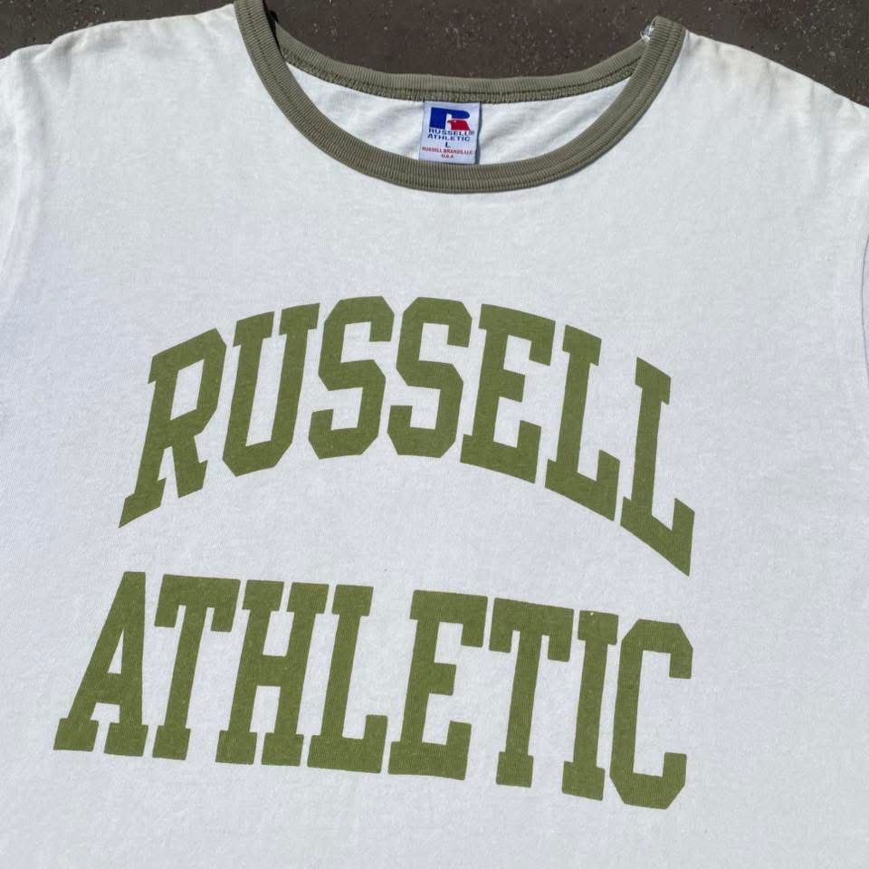 Russell Athletic RARE ‼️ Vintage Ringer Size US L / EU 52-54 / 3 - 2 Thumbnail