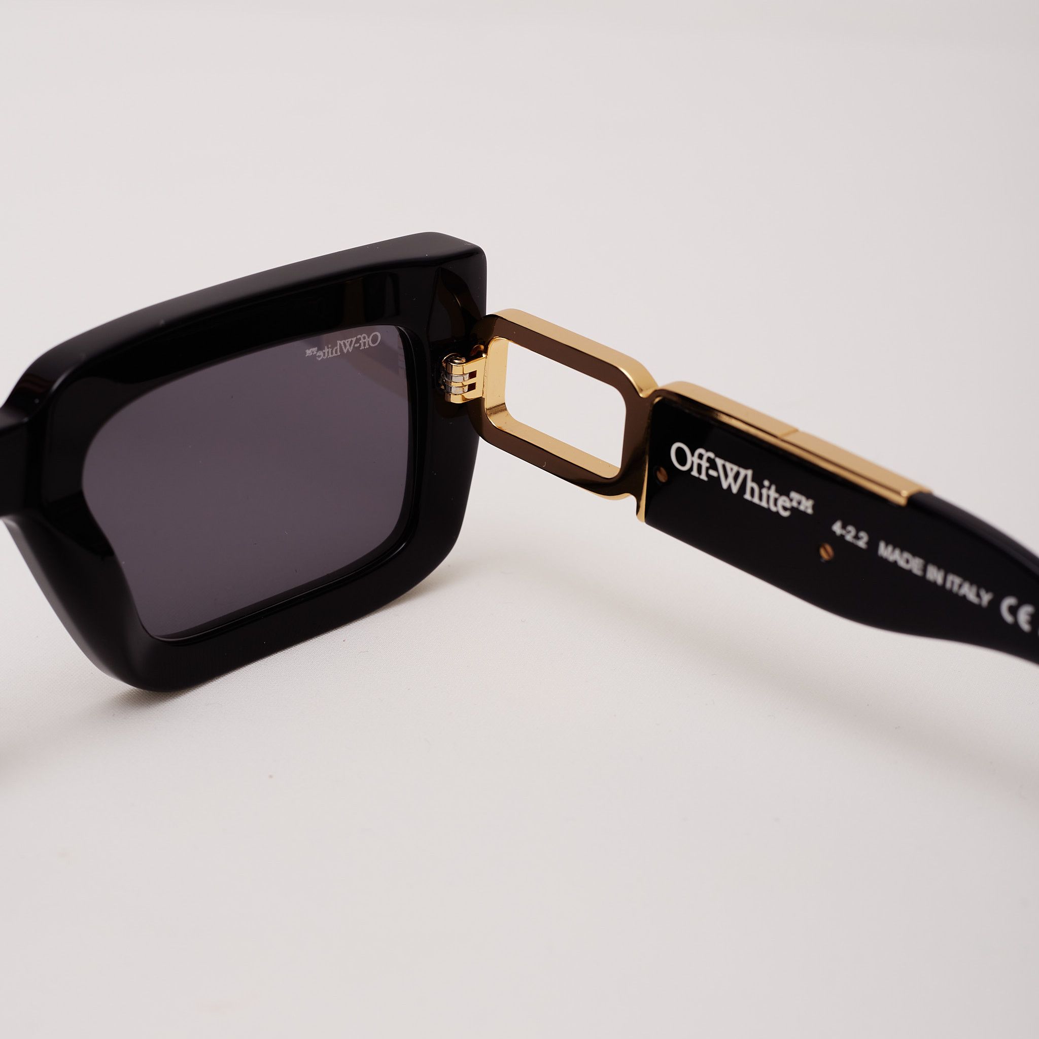 Off-White OFF WHITE Boston Rectangular Frame Sunglasses BLACK Size ONE SIZE - 8 Thumbnail