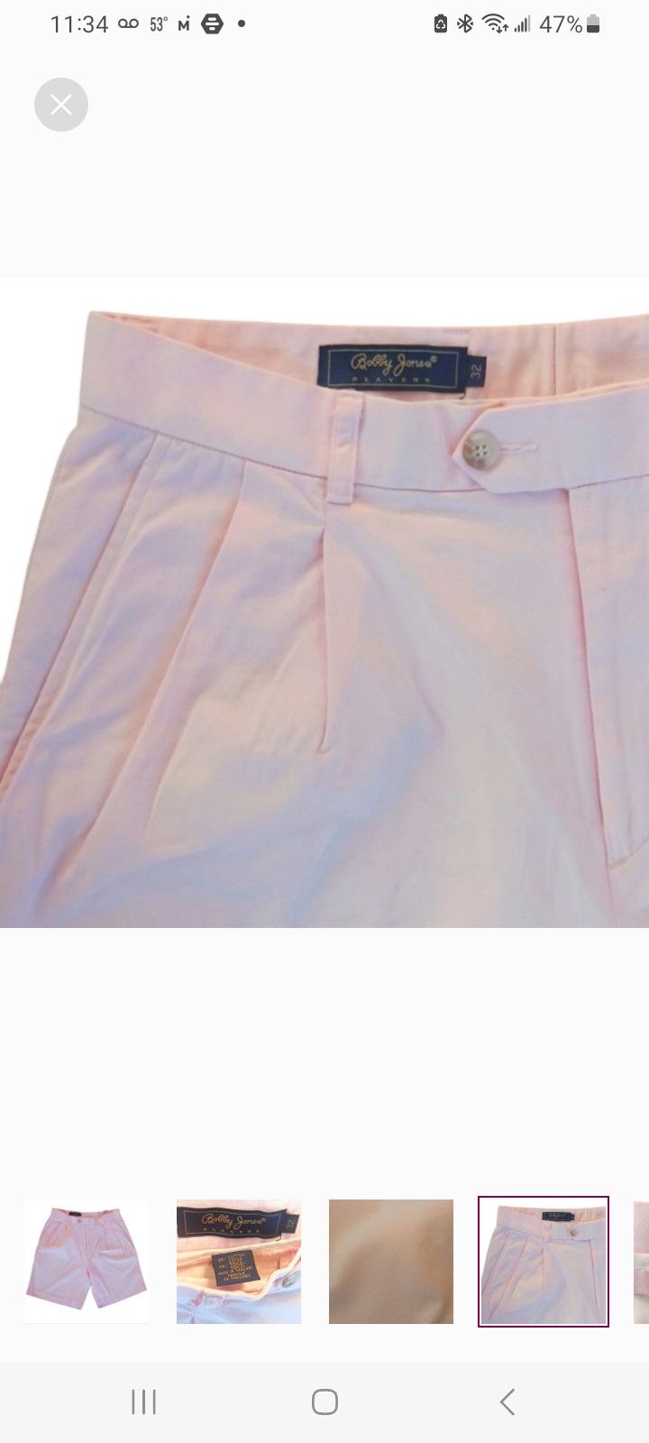 Bobby Jones Bobby Jones Players Shorts-Vintage Size US 32 / EU 48 - 3 Thumbnail