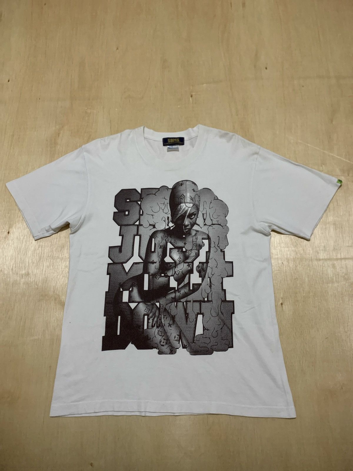 Japanese Brand SBMS Funda Mental undercover style tshirt Size US L / EU 52-54 / 3 - 1 Thumbnail