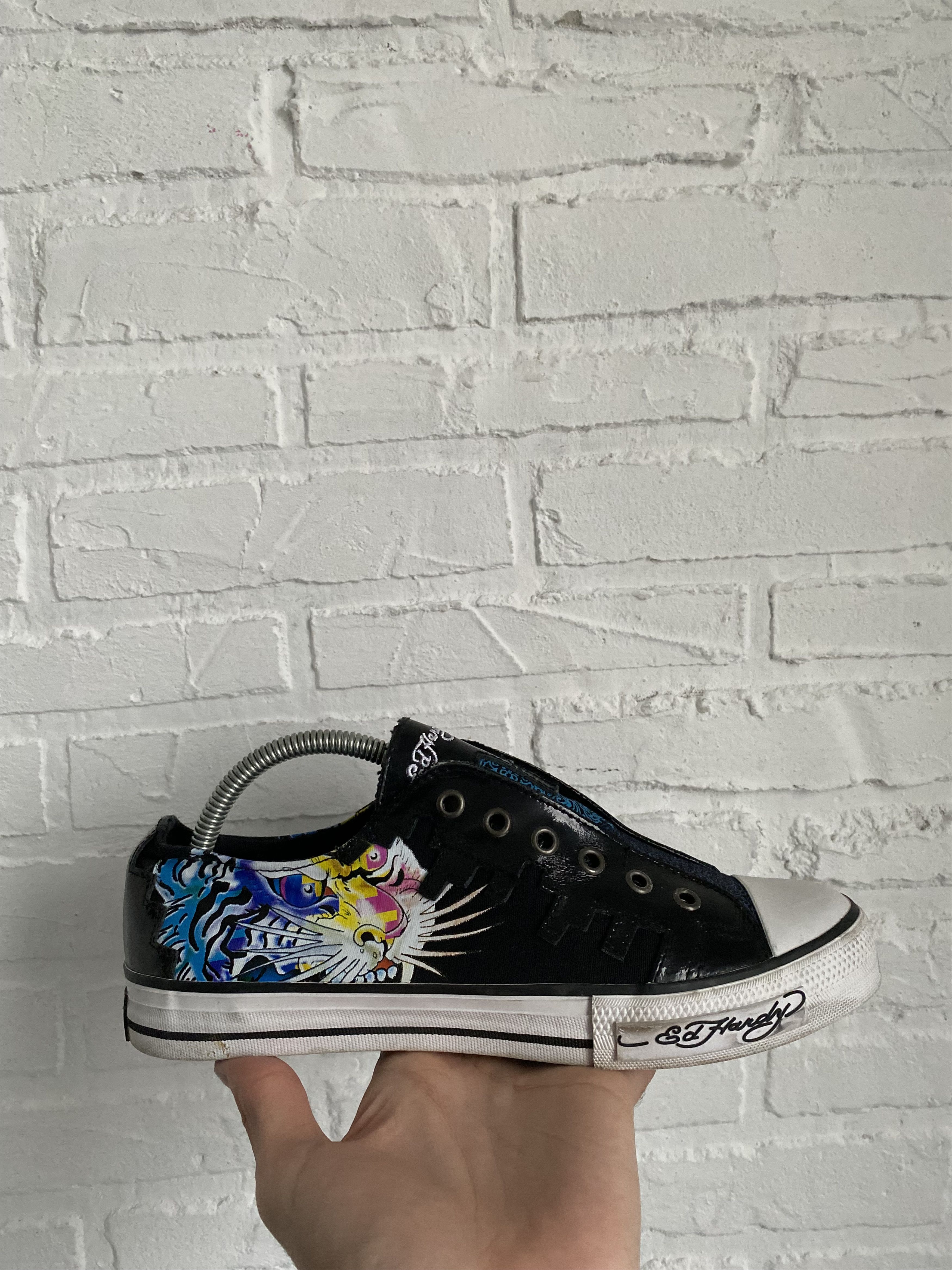 Ed Hardy Ed Hardy tattoo tiger old school sneakers Size US 7 / EU 40 - 2 Thumbnail
