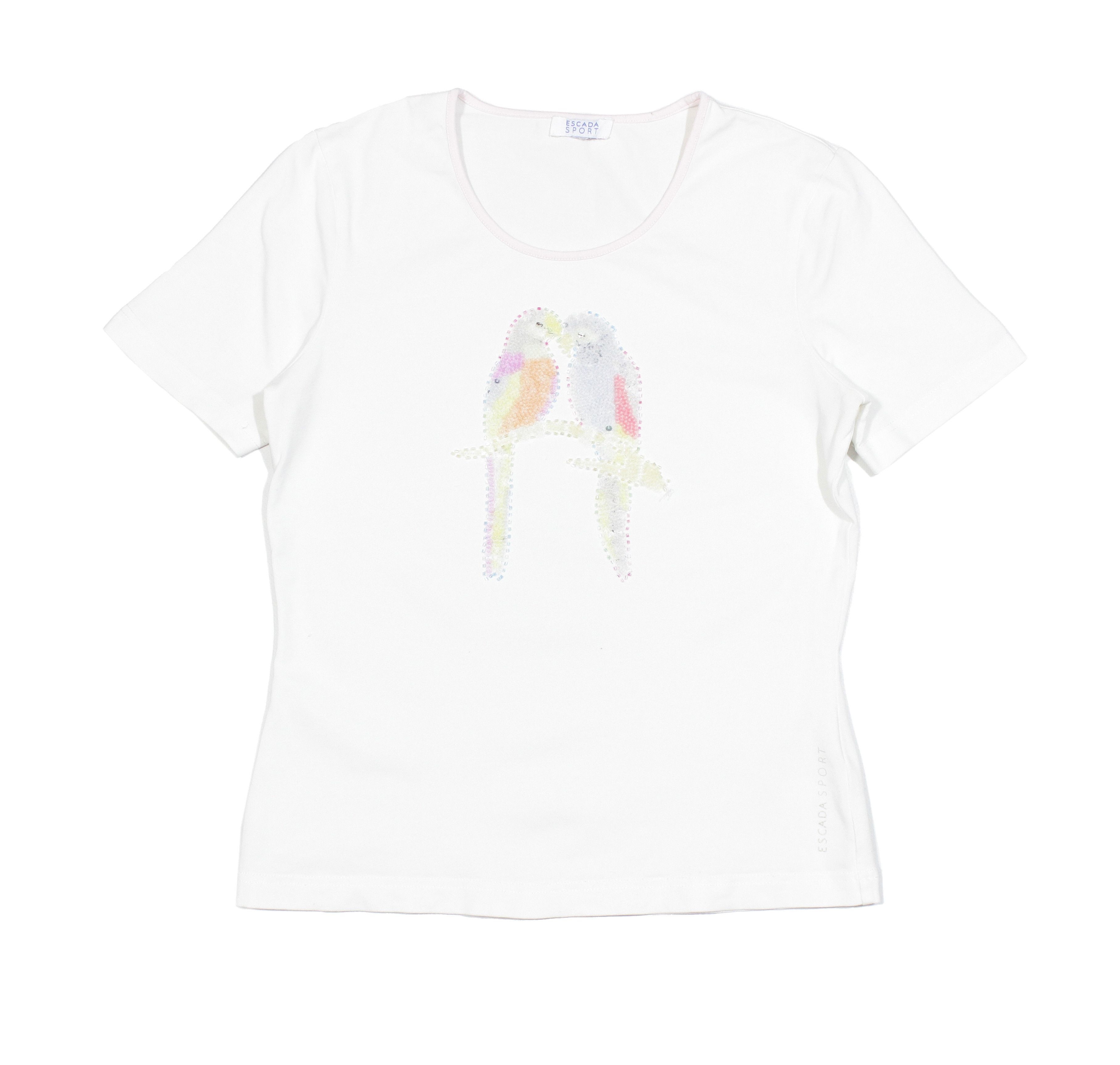 Escada Carrots Logo T-Shirt Vintage Size S / US 4 / IT 40 - 1 Thumbnail
