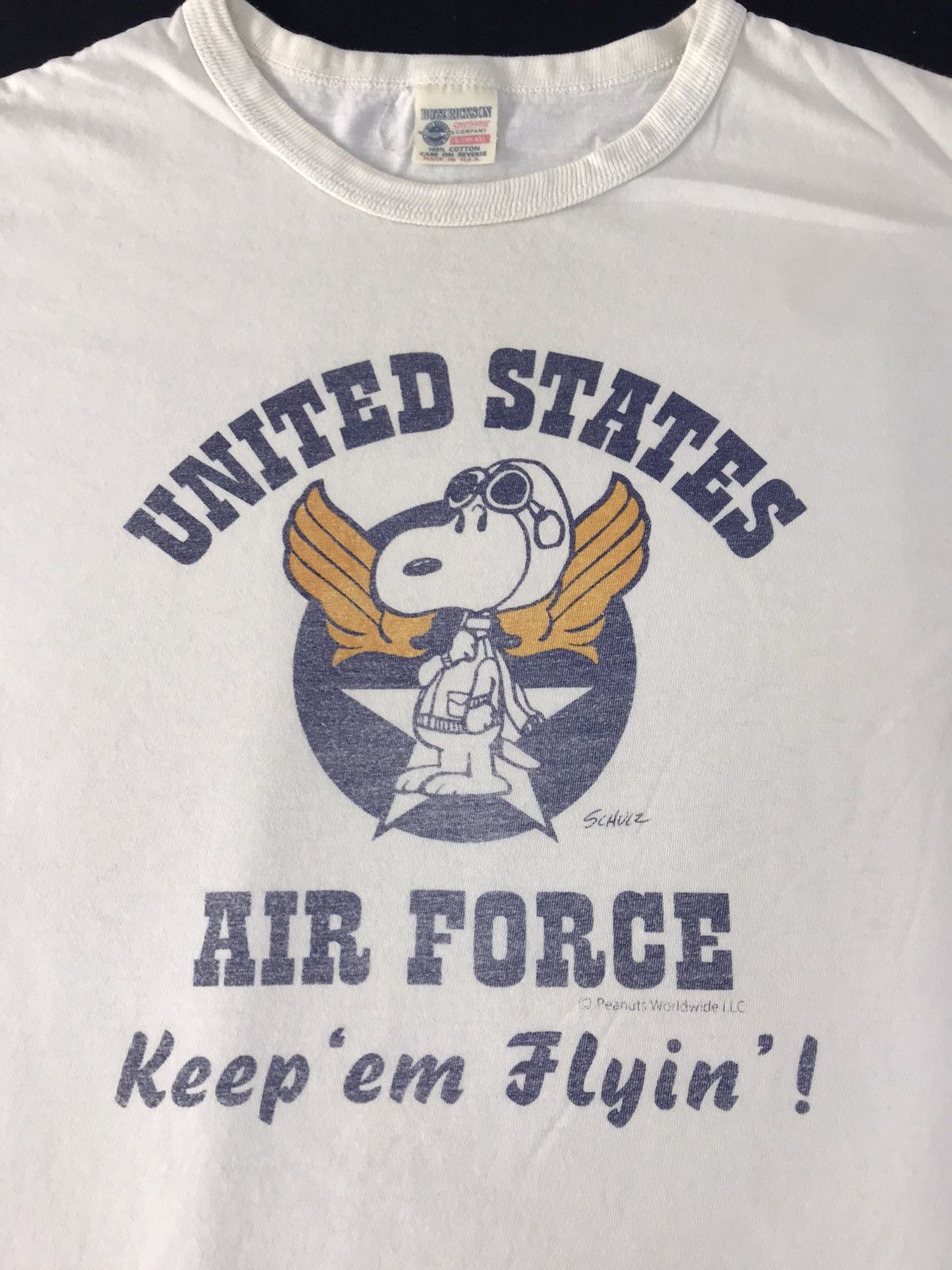 Buzz Rickson's 90s Buzz Rickson X Peanuts Usaf Toyo Enterprise Tee Size US M / EU 48-50 / 2 - 4 Thumbnail