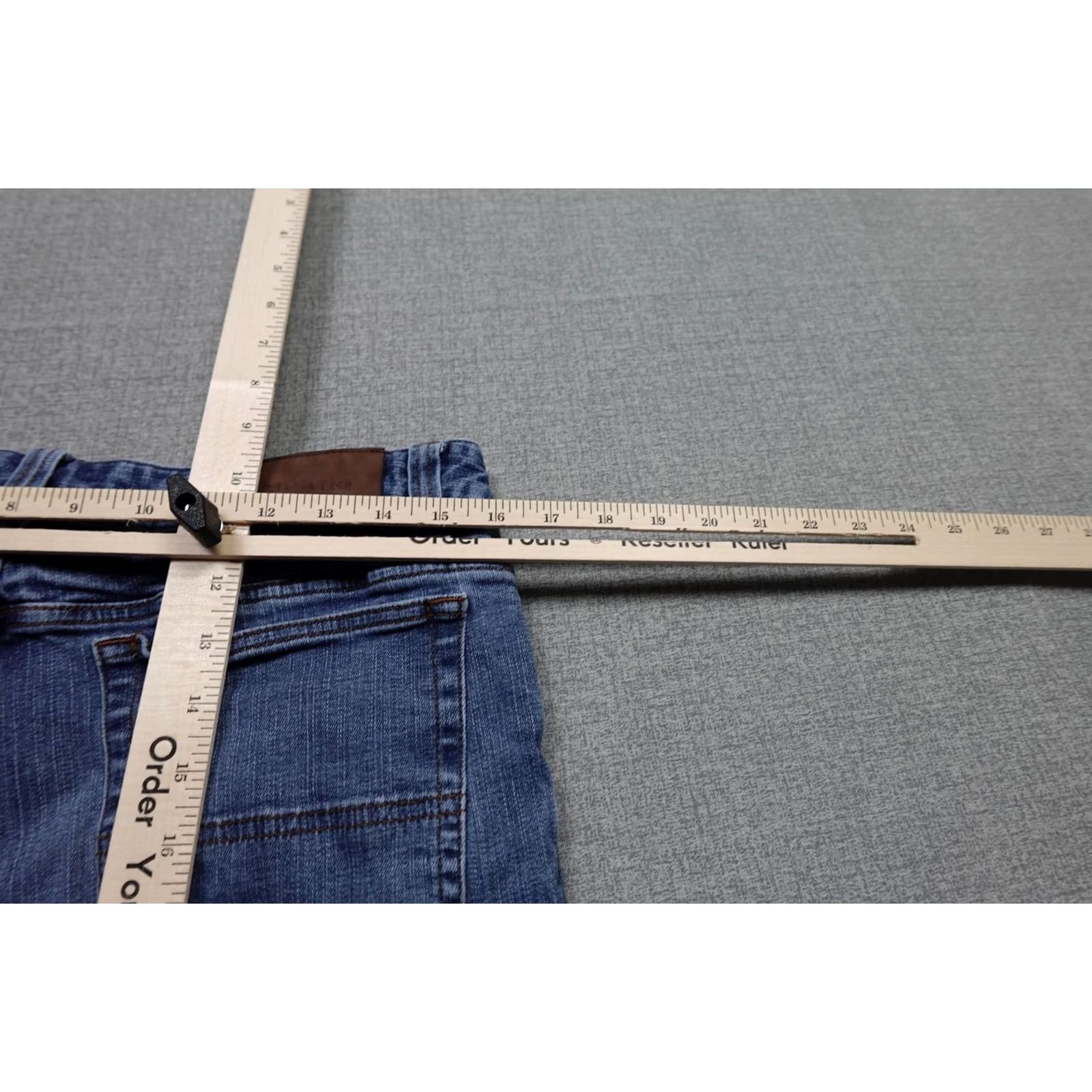 Prana PrAna Slim Jeans Mens 32x30 Blue Medium Denim Straight Pants 5-Pocket Zip Fly Logo Patch Casual Size US 32 / EU 48 - 7 Thumbnail