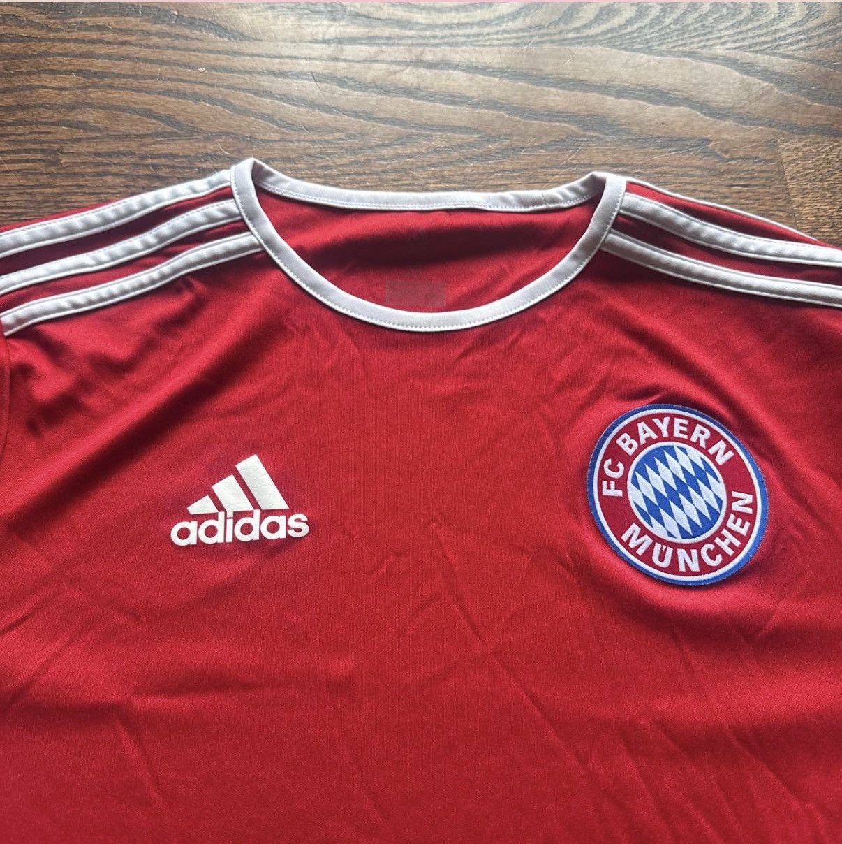 Adidas Adidas Bayern Munich Stretch Training Top Size US XL / EU 56 / 4 - 2 Thumbnail