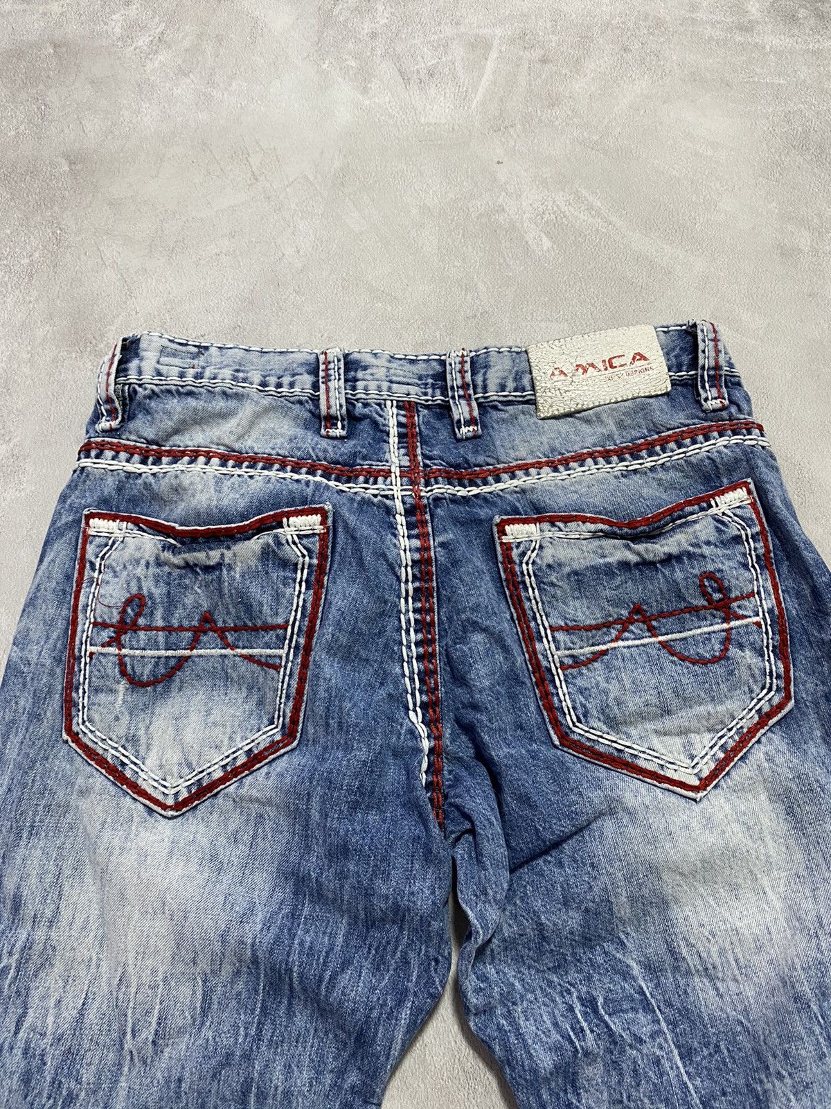 Japanese Brand 👖Vintage Japanase Jeans Amica STYLE TRU RELIGION Size US 32 / EU 48 - 10 Thumbnail