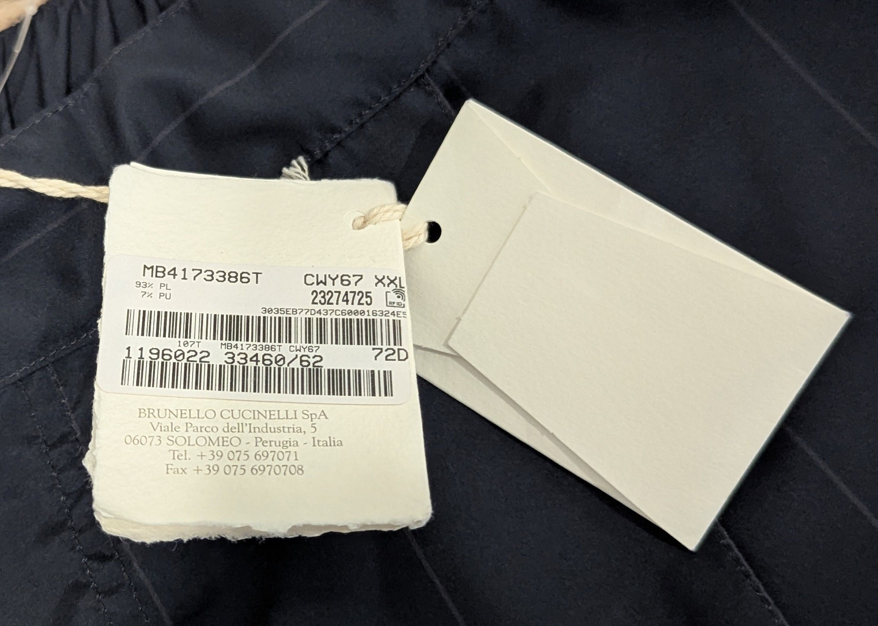 Brunello Cucinelli Brunello Cucinelli Pinstripe Pleated Shorts Navy 2XL Size US 38 / EU 54 - 7 Thumbnail