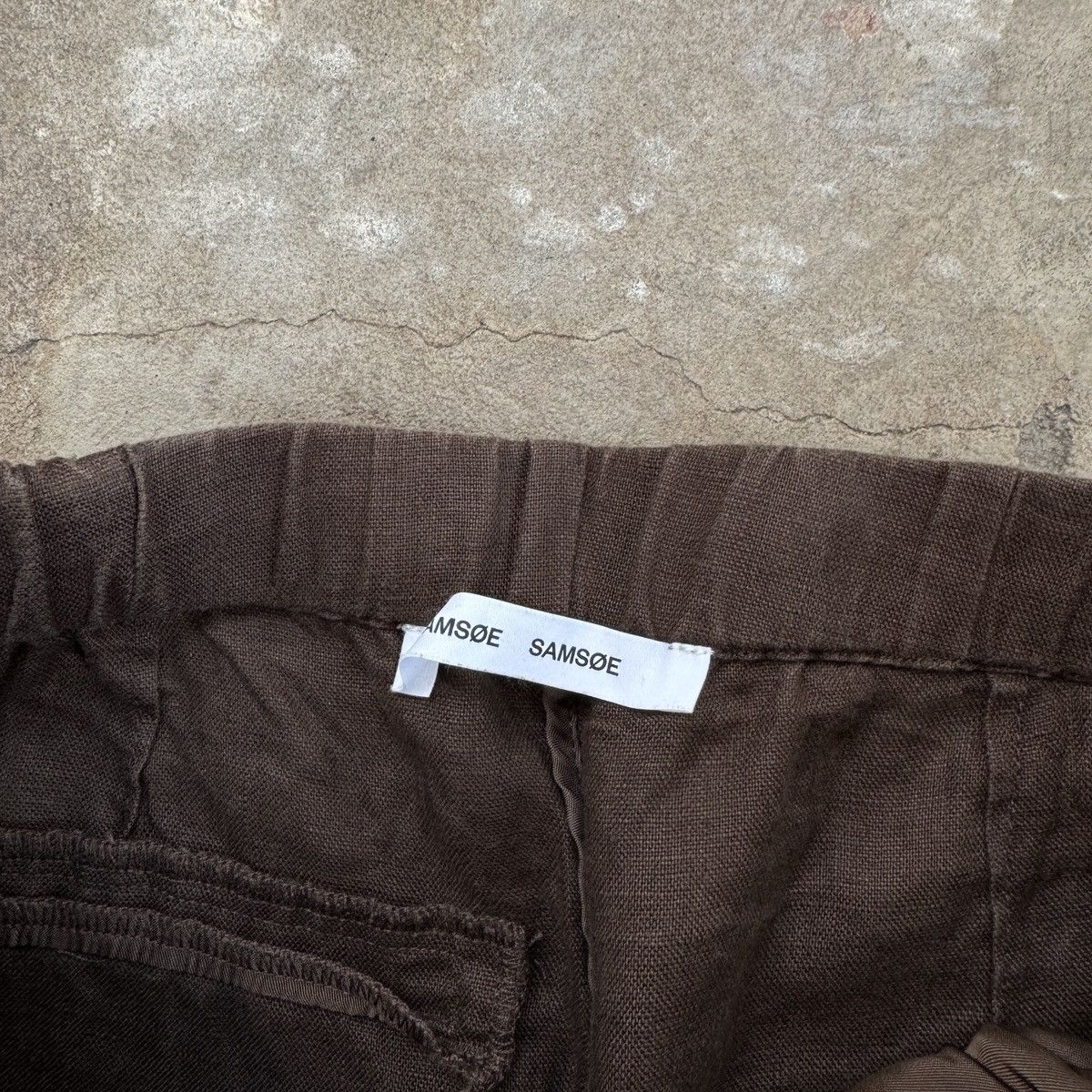 Samsoe Samsoe Samsoe Samsoe Hoys Straight Linen Trousers Size 24" / US 00 / IT 34 - 4 Thumbnail