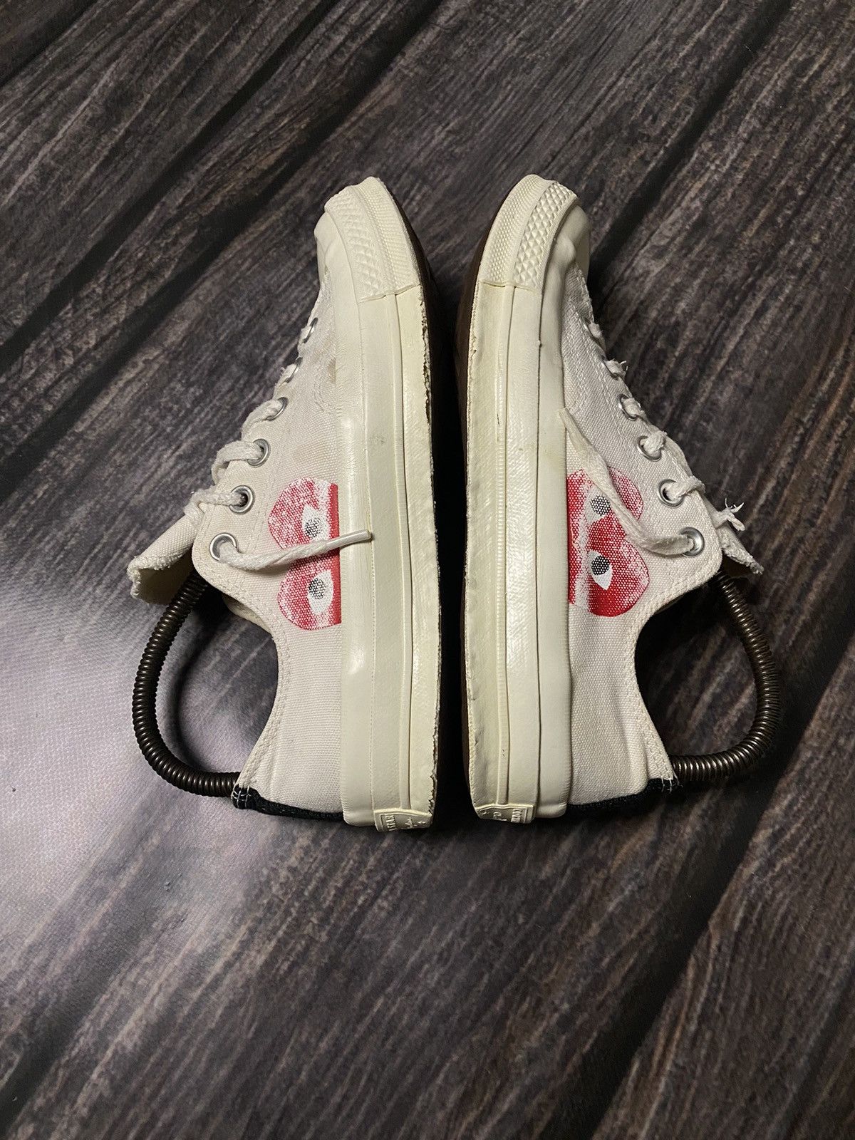 Comme des Garcons × Converse RARE❗️COME DES GARSONS x CONVERS LOW SNEAKERS Size US 7.5 / IT 37.5 - 3 Thumbnail