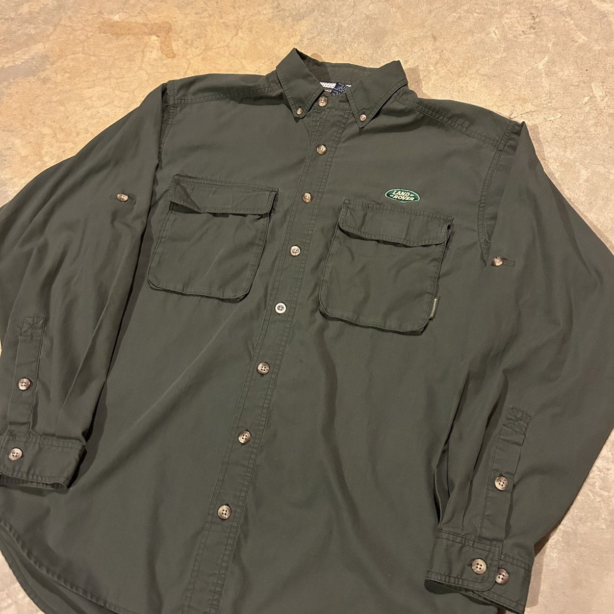 Japanese Brand × Vintage Vintage 90s Land Rover Utility Button Up Shirt Size US L / EU 52-54 / 3 - 2 Thumbnail
