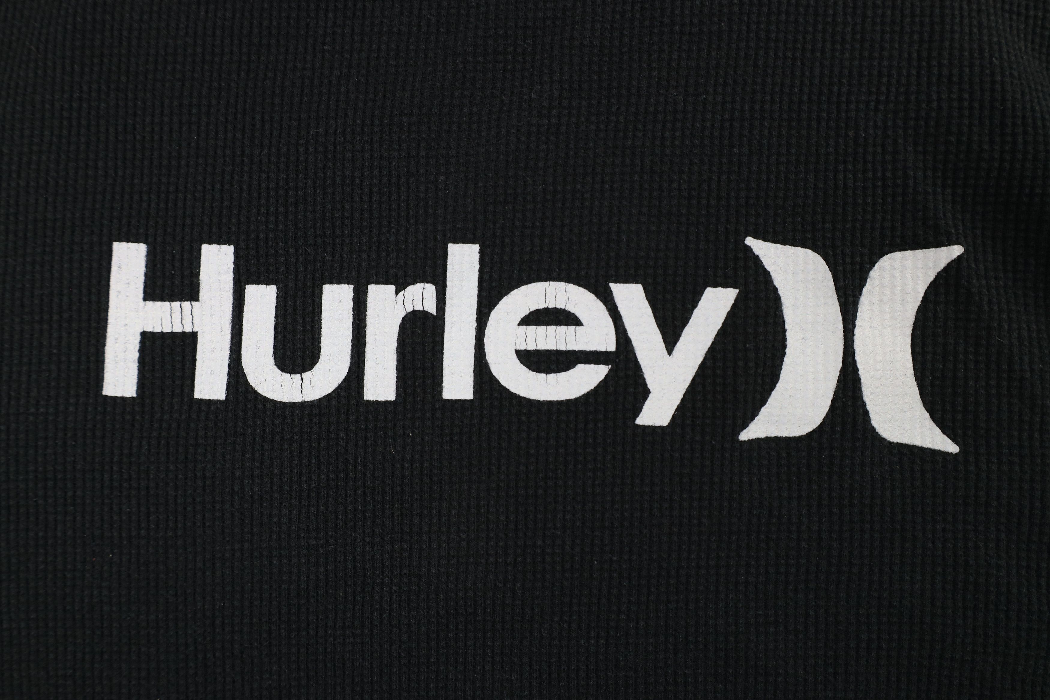 Hurley × Vintage Vintage Hurley Surfing Thermal Knit Long Sleeve T-Shirt Size US XXL / EU 58 / 5 - 4 Thumbnail