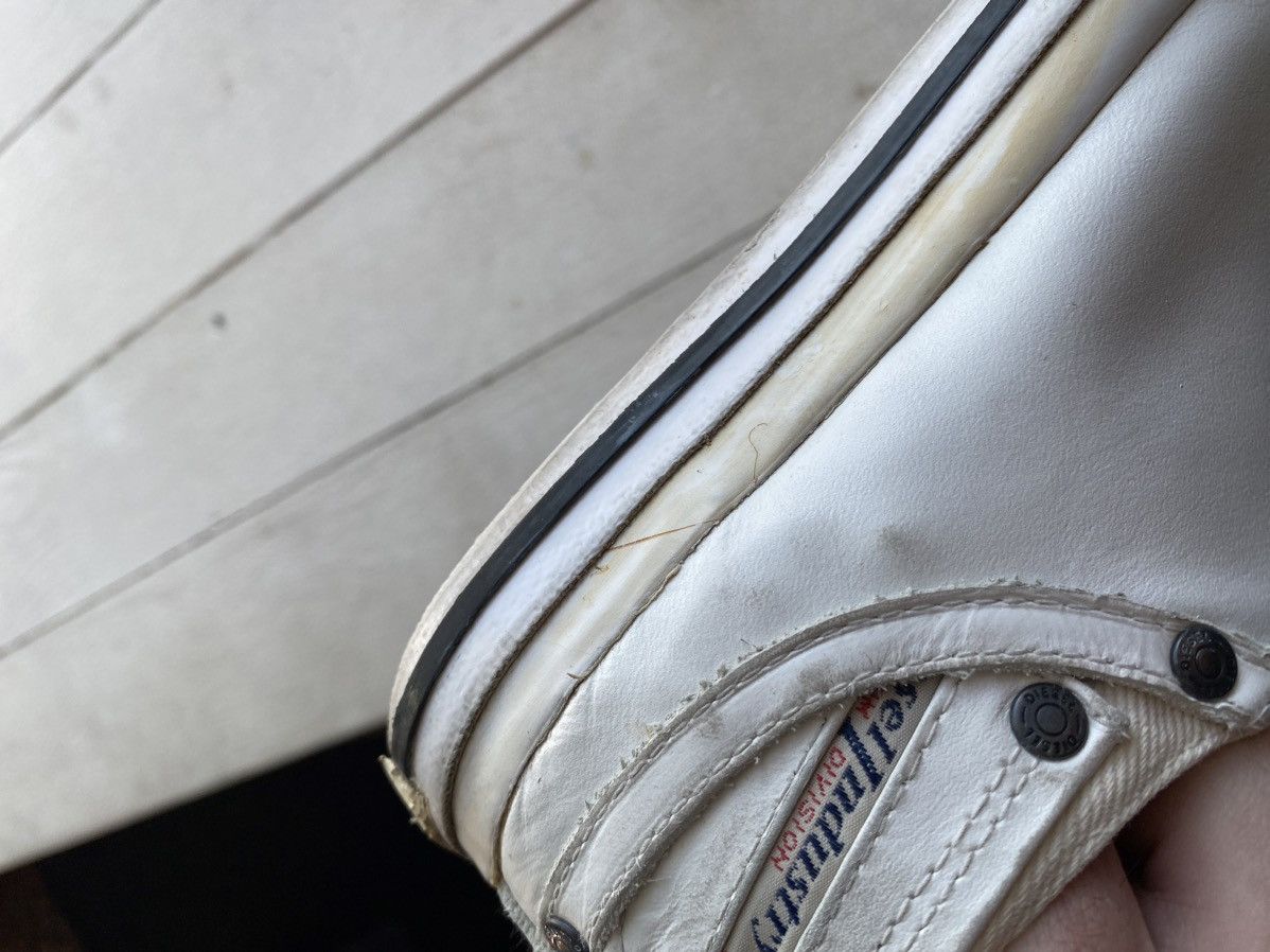 Diesel × Vintage 🔥Diesel Avant Garde White Leather Punk Sneakers 9/40 size Size US 9 / EU 42 - 13 Thumbnail