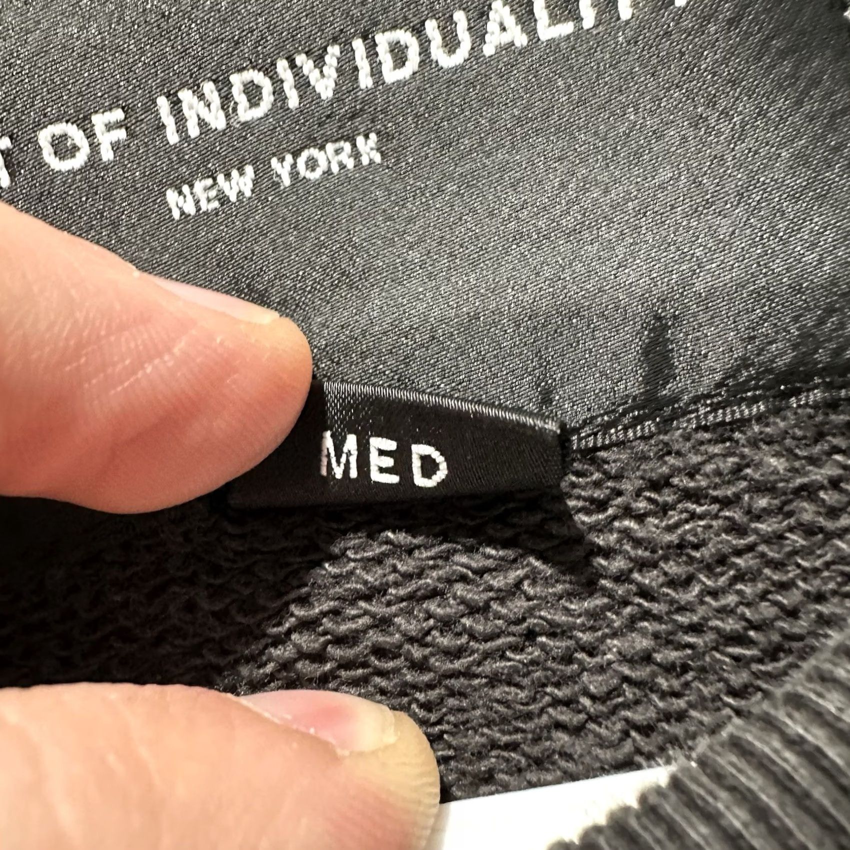 Cult Of Individuality Cult Of Individuality Sweatshirt Men Medium Black POLACK Print Crew French Terry Size US M / EU 48-50 / 2 - 7 Thumbnail