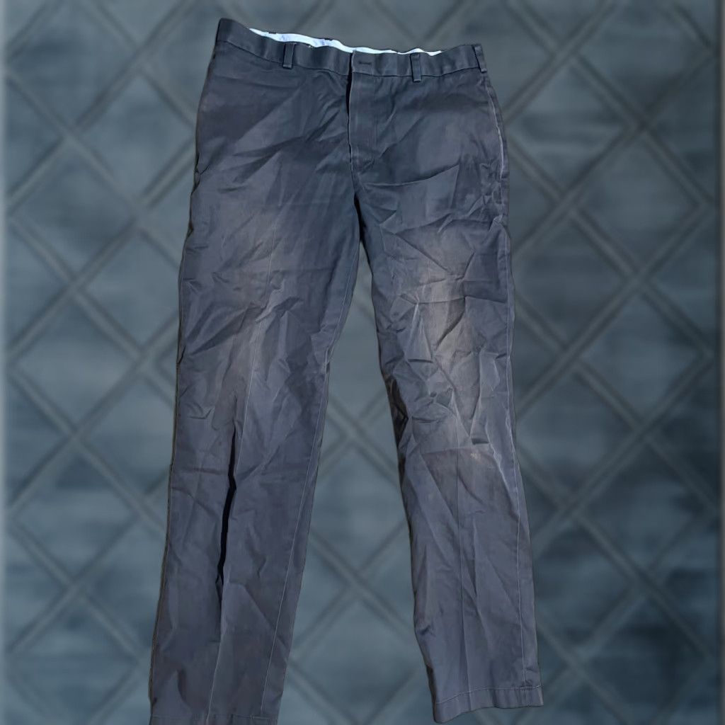 Brooks Brothers BROOKS BROTHERS Lightweight Chino Pants 36x34 Navy Blue Distressed Mens Size US 36 / EU 52 - 1 Thumbnail