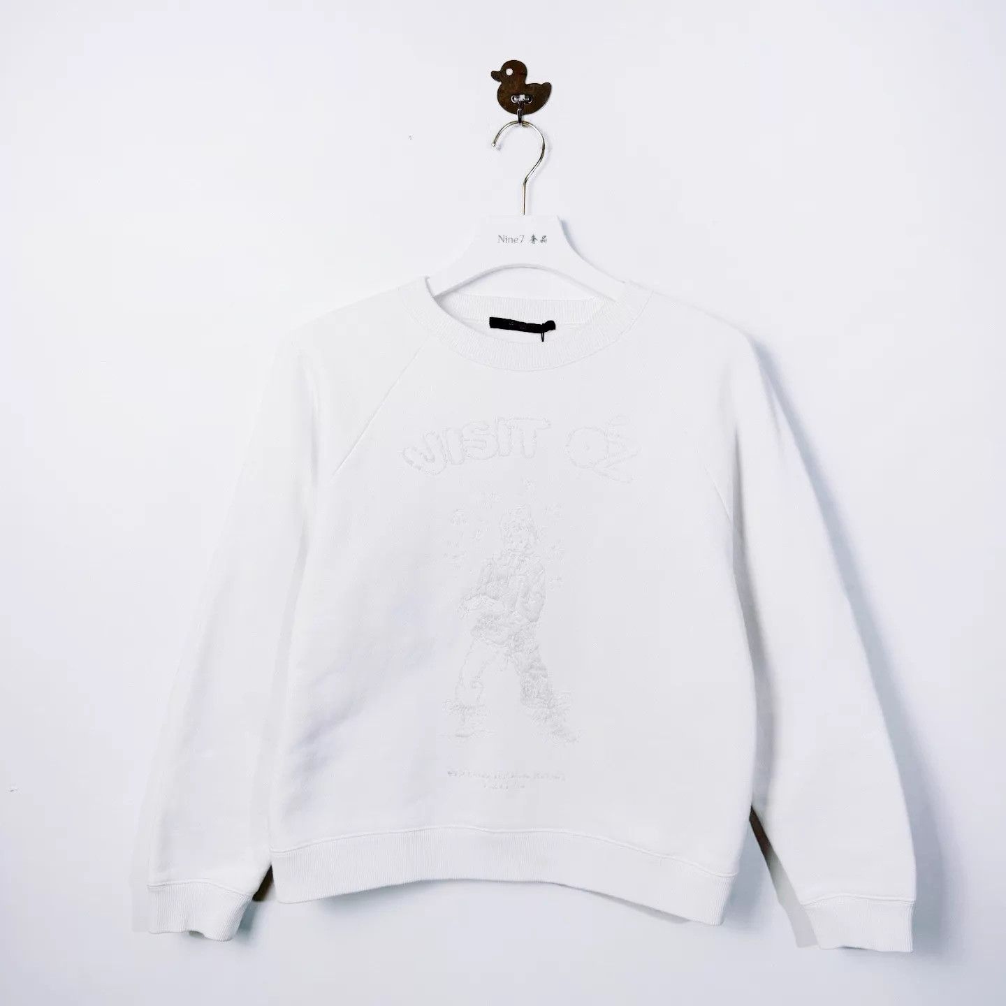 Louis Vuitton LV Wizard of Oz Embroidered Logo White LS Sweatshirt Size US M / EU 48-50 / 2 - 1 Thumbnail