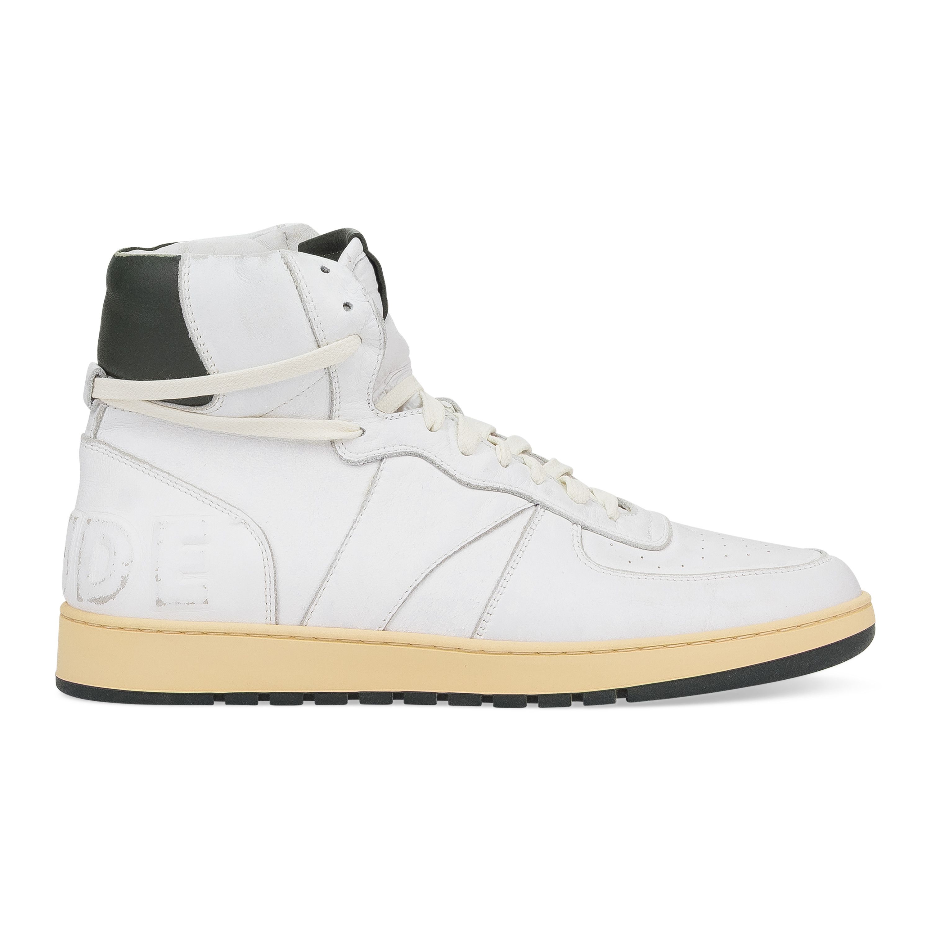 Rhude WHITE RHECESS HIGH SNEAKERS SIZE 10