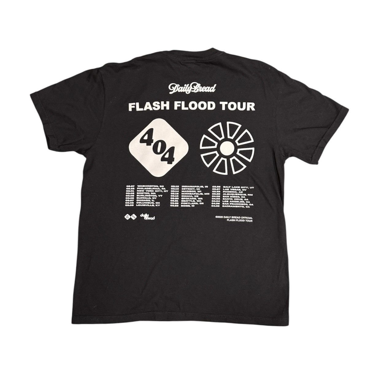 Daily Bread DAILY BREAD Electronic Soul & Hip Hop DJ Tour T-Shirt Size US L / EU 52-54 / 3 - 1 Thumbnail