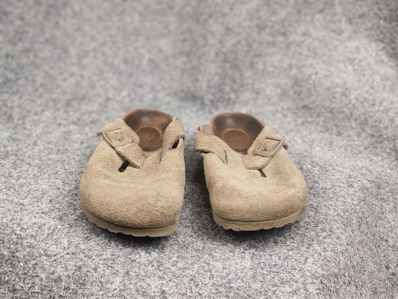 Birkenstock Vintage Birkenstock boston soft leather taupe sandal Shoes Size US 8 / IT 38 - 15 Thumbnail