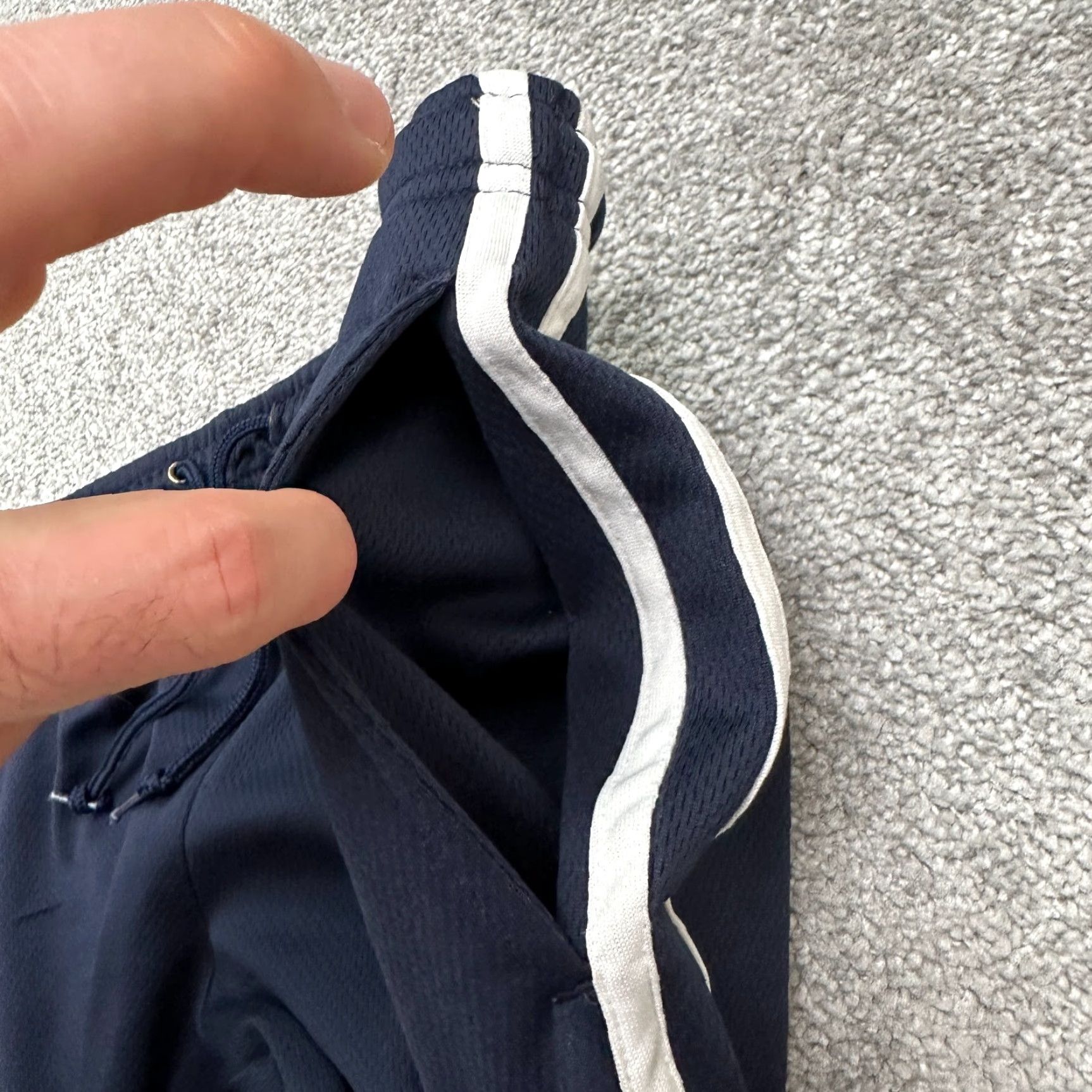 ESPIRIT VINTAGE Pro Spirit Athletic Active Pants Womens Small Navy Blue Elastic Mid Rise 32x29.5 Size 28" / US 6 / IT 42 - 4 Thumbnail