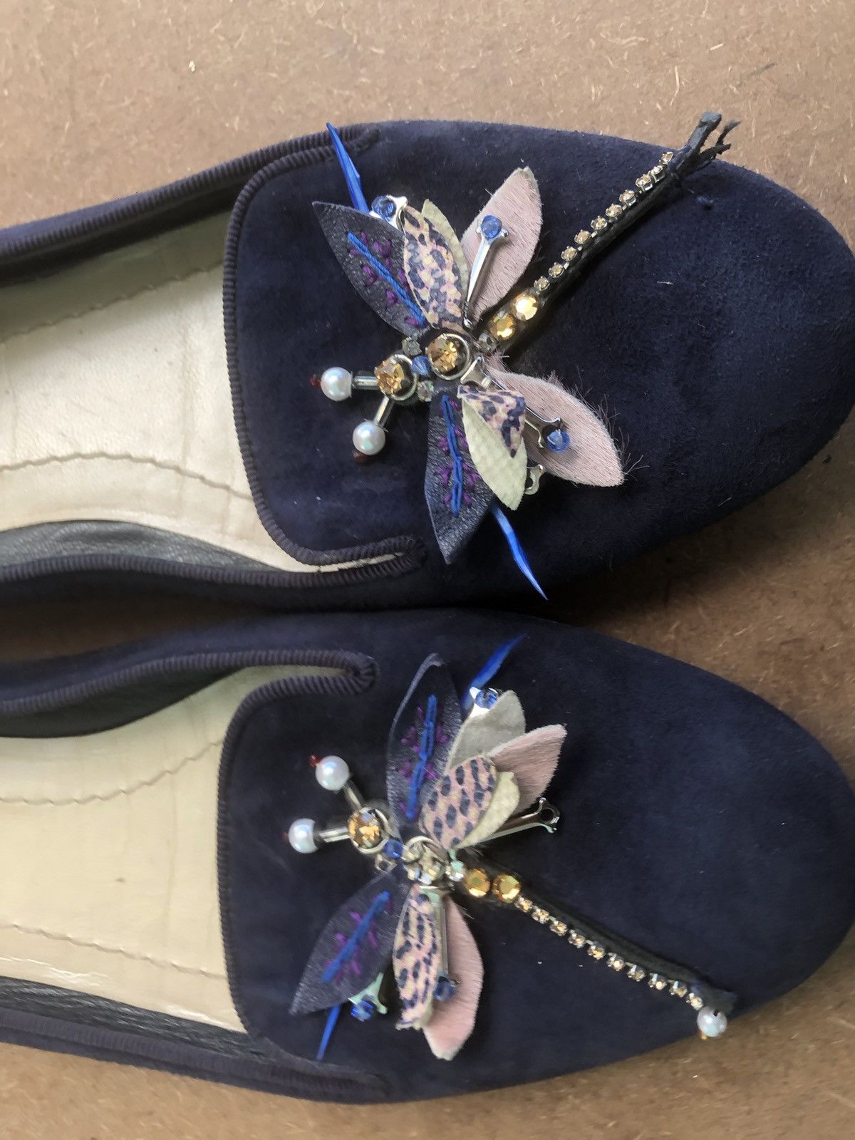 Christian Dior Monsieur Christian Dior Nevy Blue Women’s Flat Shoes Size 37 Size US 6.5 / IT 36.5 - 13 Thumbnail