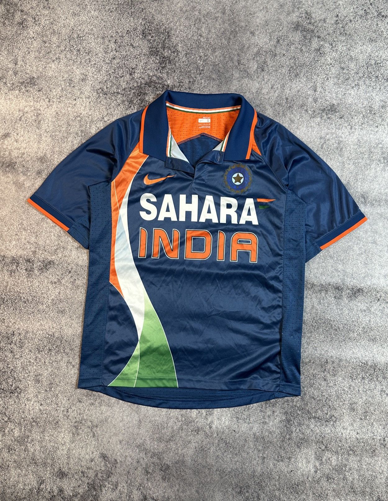 Nike Vintage Nike India Sahara Cricket Jersey Streetwear Rare S Size US S / EU 44-46 / 1 - 1 Thumbnail