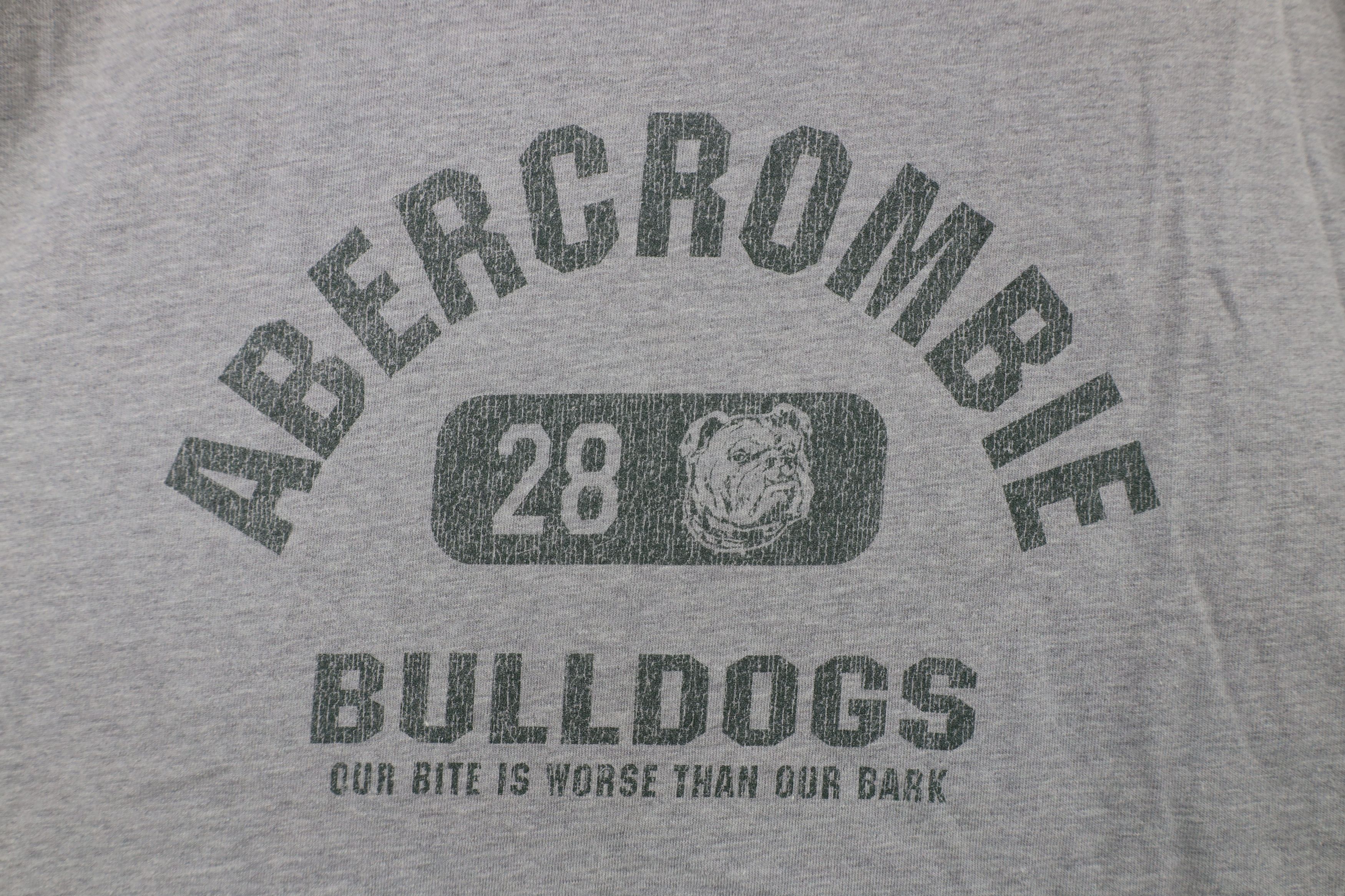 Abercrombie & Fitch × Vintage Vintage 90s Y2K Abercrombie & Fitch T-Shirt Gray USA Size US L / EU 52-54 / 3 - 4 Thumbnail