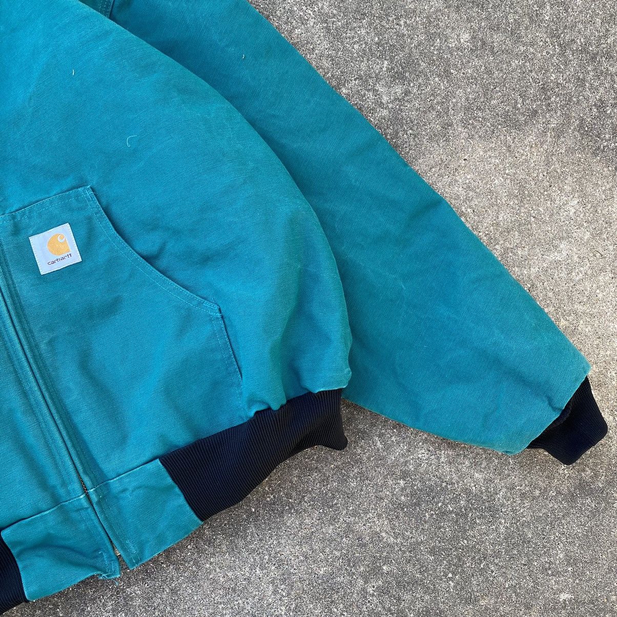 Carhartt 90s Aqua Teal Carhartt jacket Size US XXL / EU 58 / 5 - 3 Thumbnail