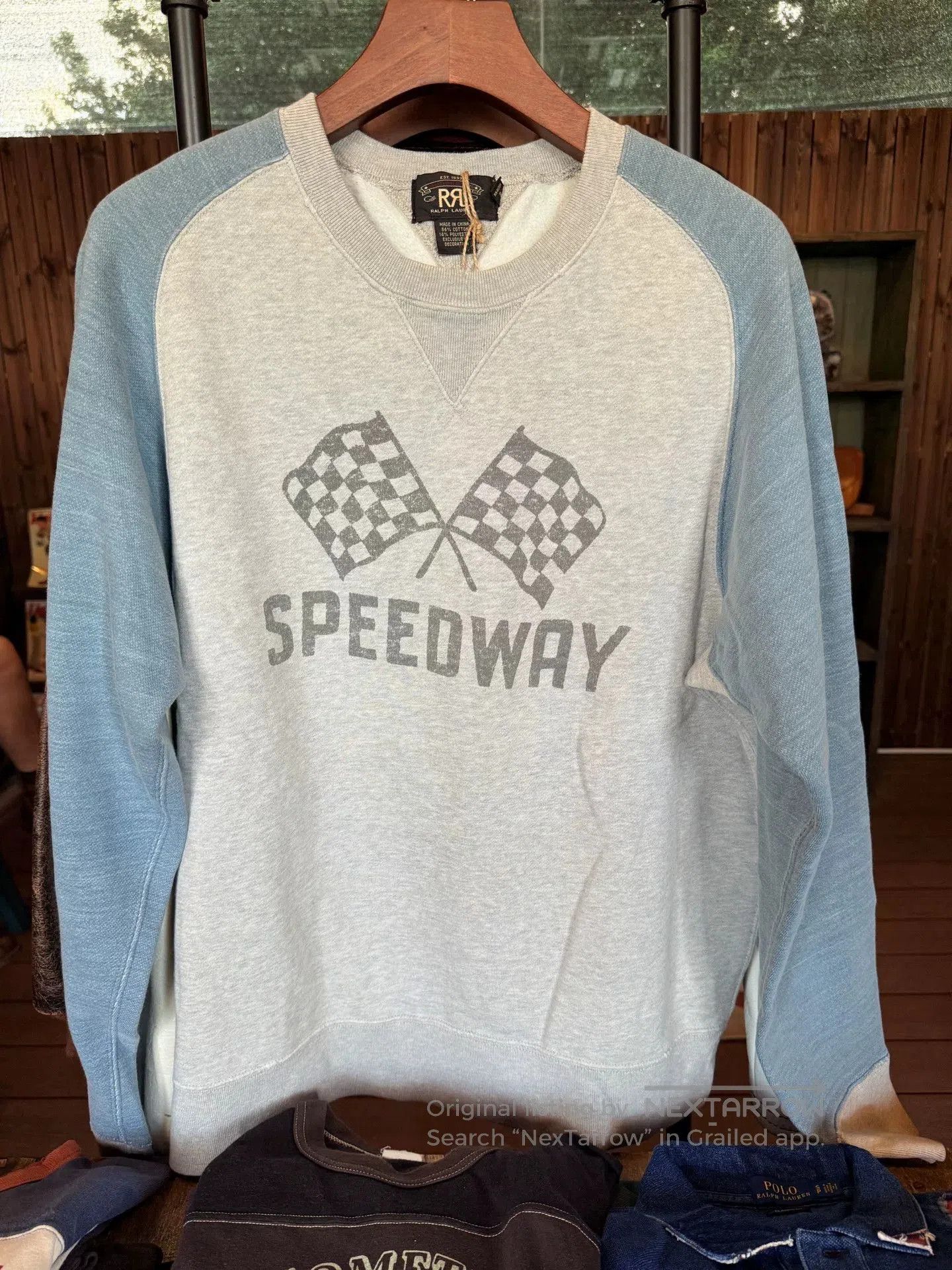 RRL Ralph Lauren RRL Speedway Racing Flag Sweatshirt. Size US L / EU 52-54 / 3 - 1 Thumbnail
