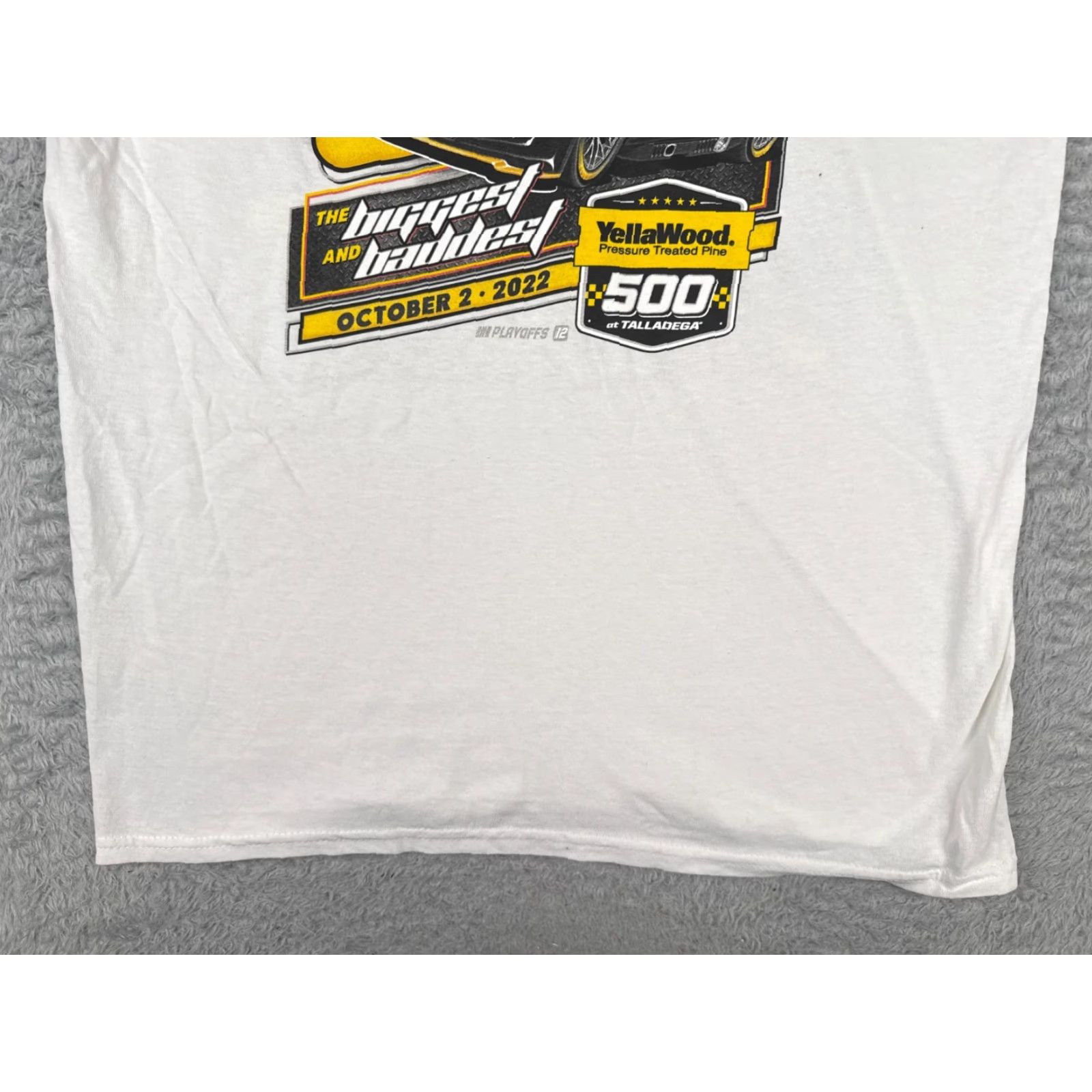 NASCAR Legends Global Merchandise Shirt Adult Large White Nascar Yellawood 500 2022 Pole Positions NEW Talladega Mens Size US L / EU 52-54 / 3 - 5 Thumbnail