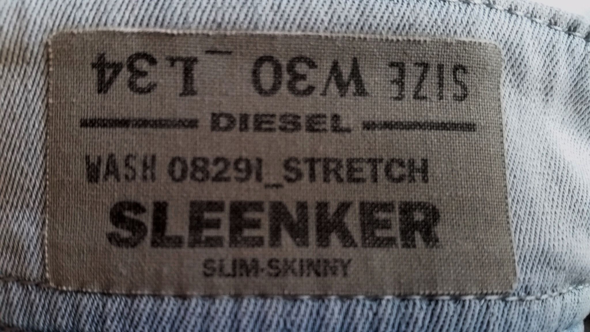 Diesel × Vintage Diesel Sleenker 0829I SKINNY W30 L36 slim W31 L34 stretch Size US 30 / EU 46 - 17 Thumbnail