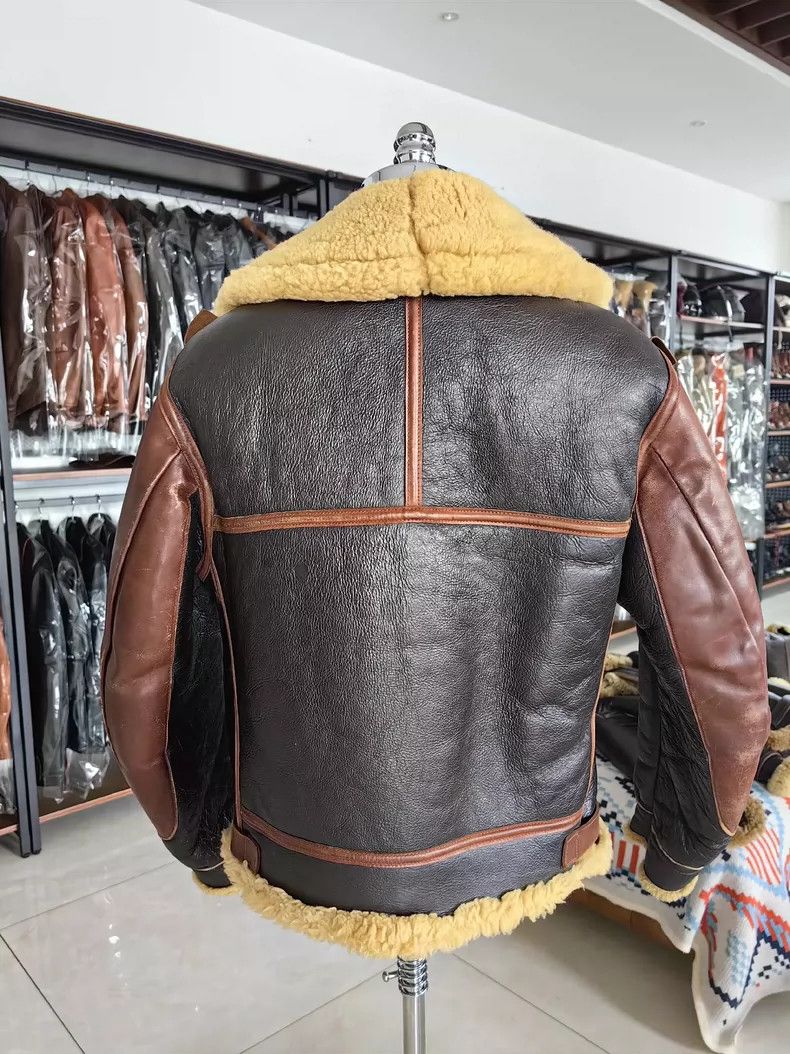 the real mccoys B3 One-piece Flight Leather Jacket