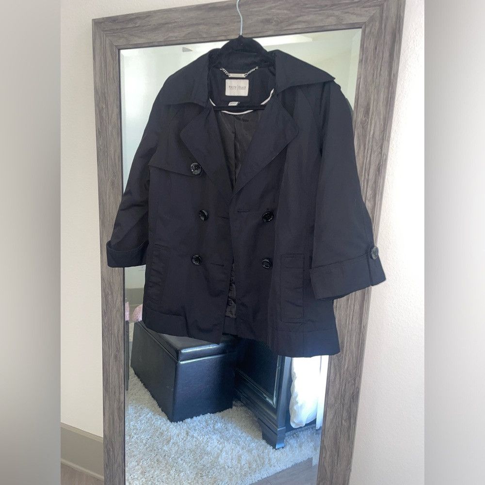 White House Black Market White House black market black blazer jacket top with no po Size S / US 4 / IT 40 - 2 Thumbnail