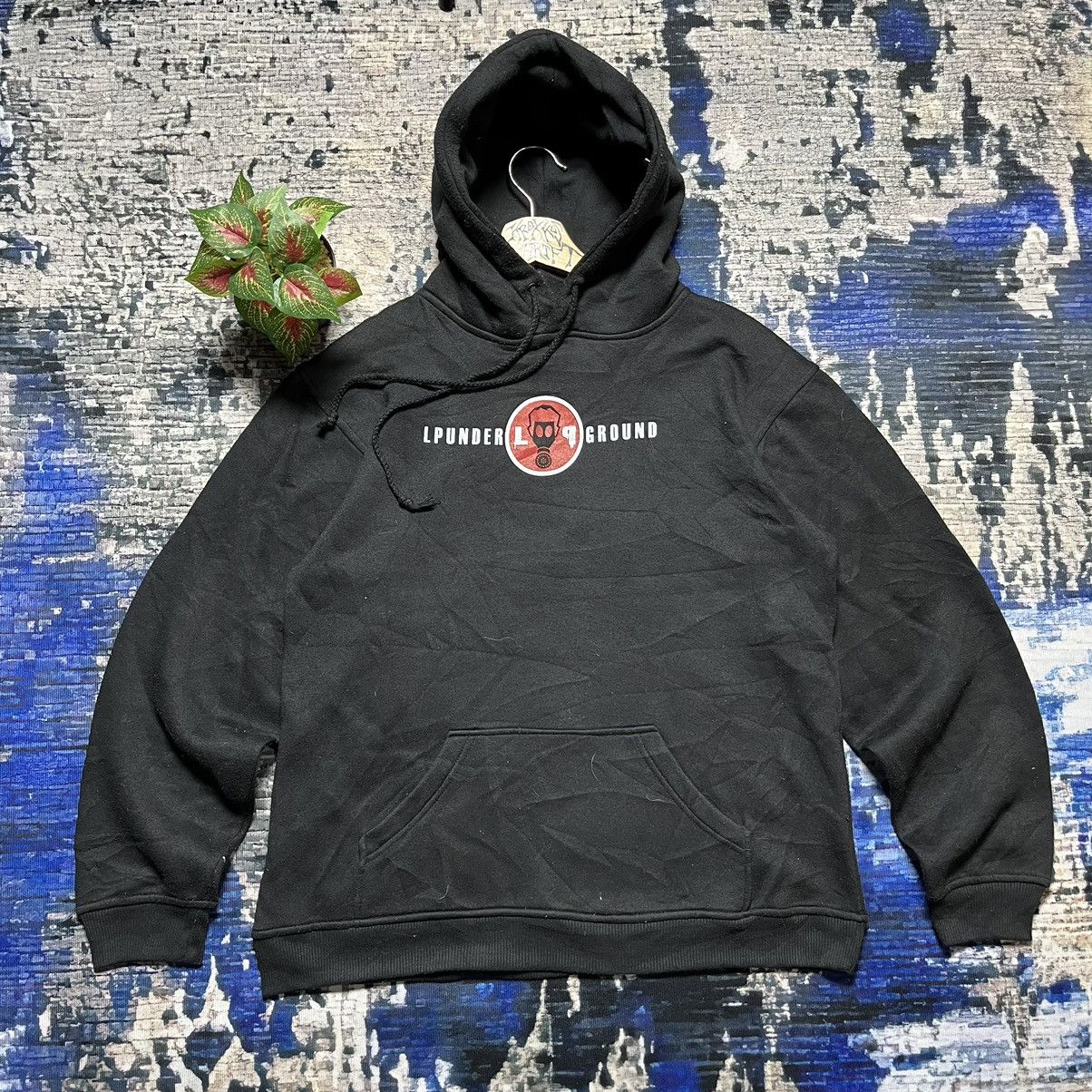 Band Tees × Vintage Linkin Park Y2K Underground Wall Of Fame Big Logo Hoodie Size US M / EU 48-50 / 2 - 1 Thumbnail