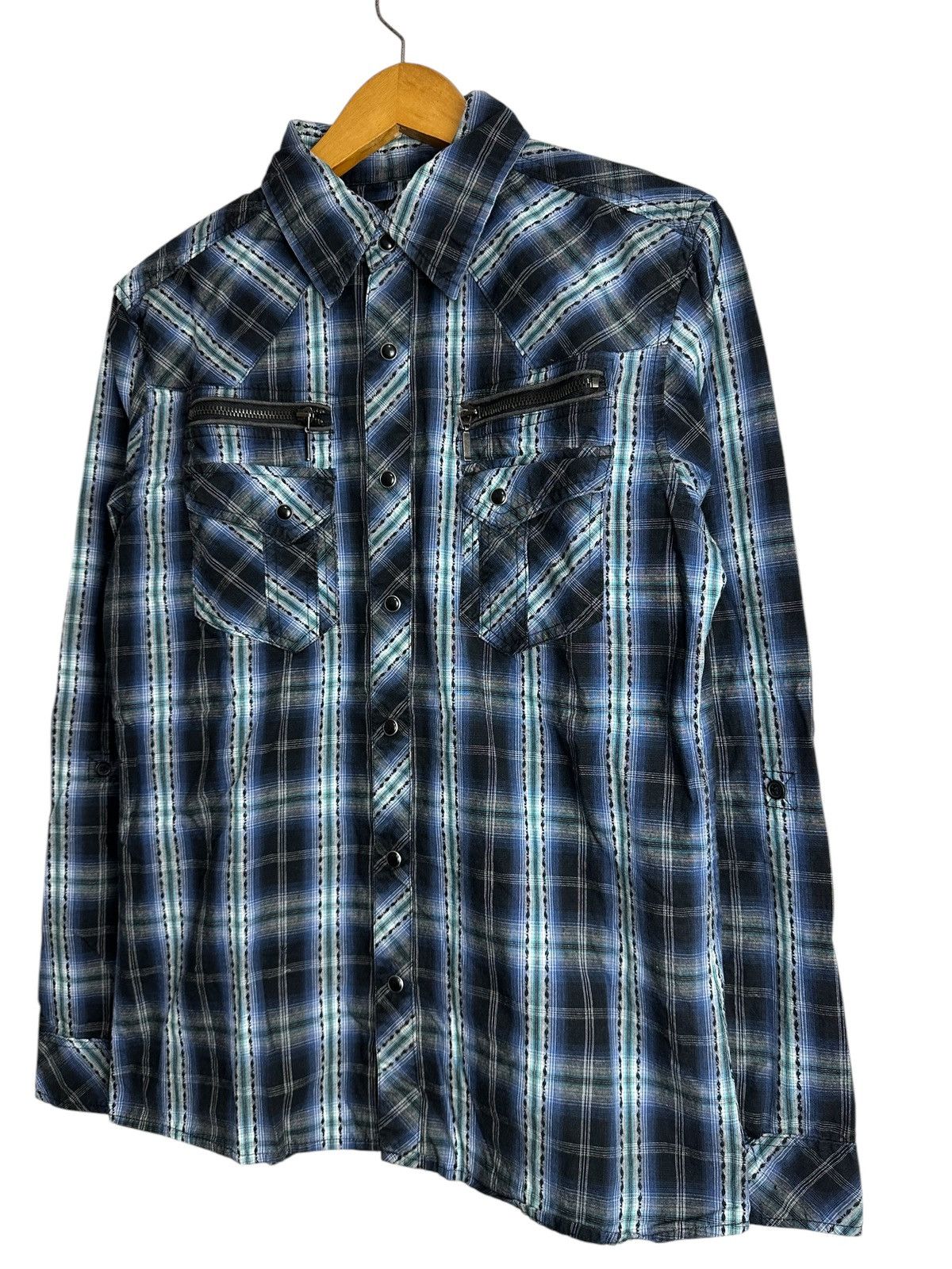 Hysteric Glamour SORRIDERE GOTHIC WESTERN SHIRT BUTTON IFSIXWASNINE LGB STYLE Size US M / EU 48-50 / 2 - 4 Thumbnail