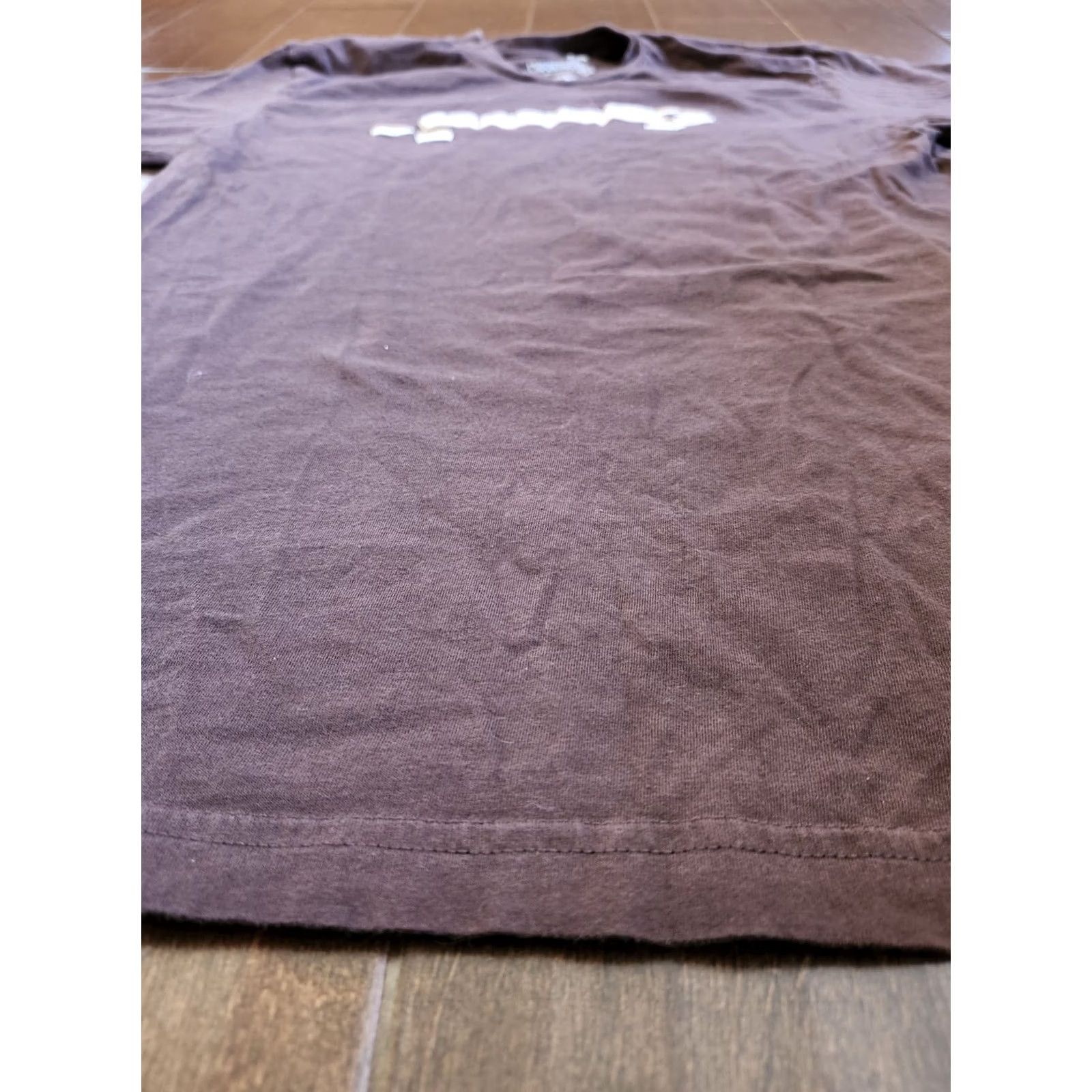 Threadless Treadless Scrabble Print T-shirt Men Brown Short Sleeve Crew Neck M Regular Size - United States Made Size US M / EU 48-50 / 2 - 6 Thumbnail